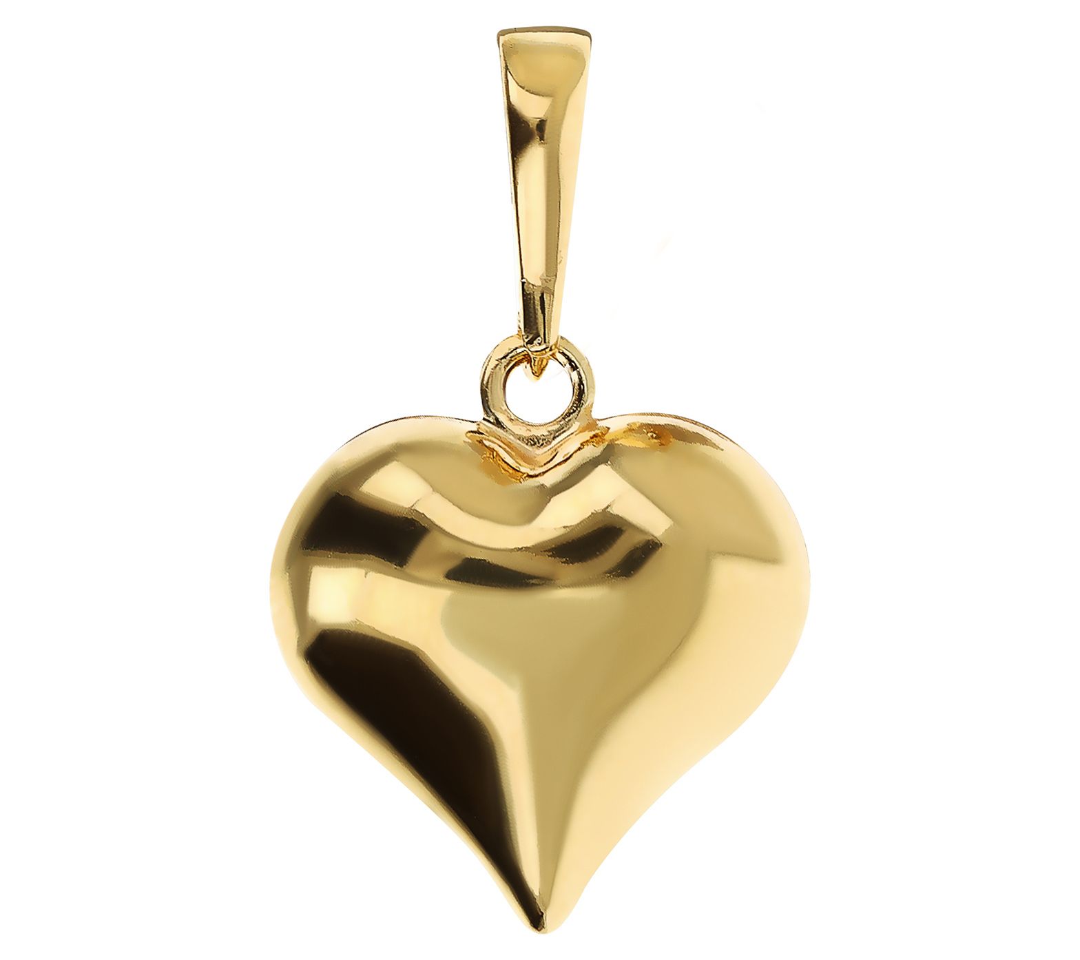 Ultrafine Silver Heart Pendant
