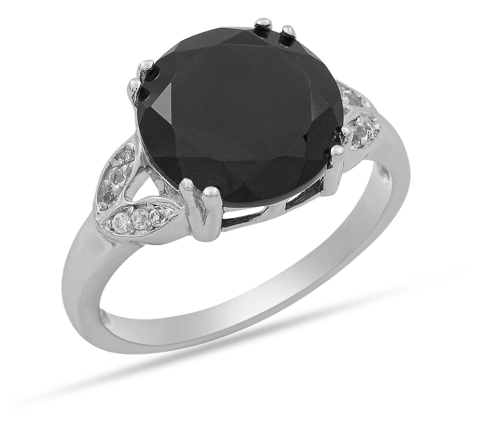 Affinity Gems Spinel & White Topaz Ring, Sterling