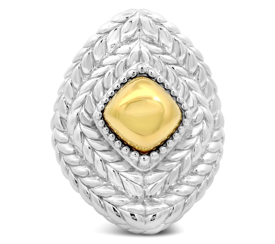Tiffany Kay Studio Sterling & 14K Gold Clad Cocktail Ring