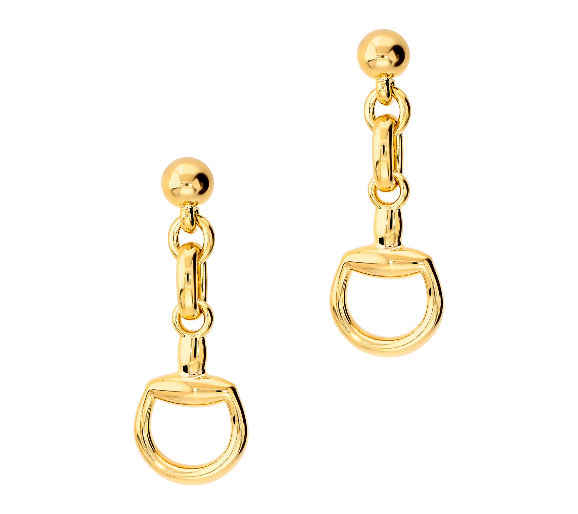 BellaOro Linked Dangle Earrings, 14K Gold OverResin