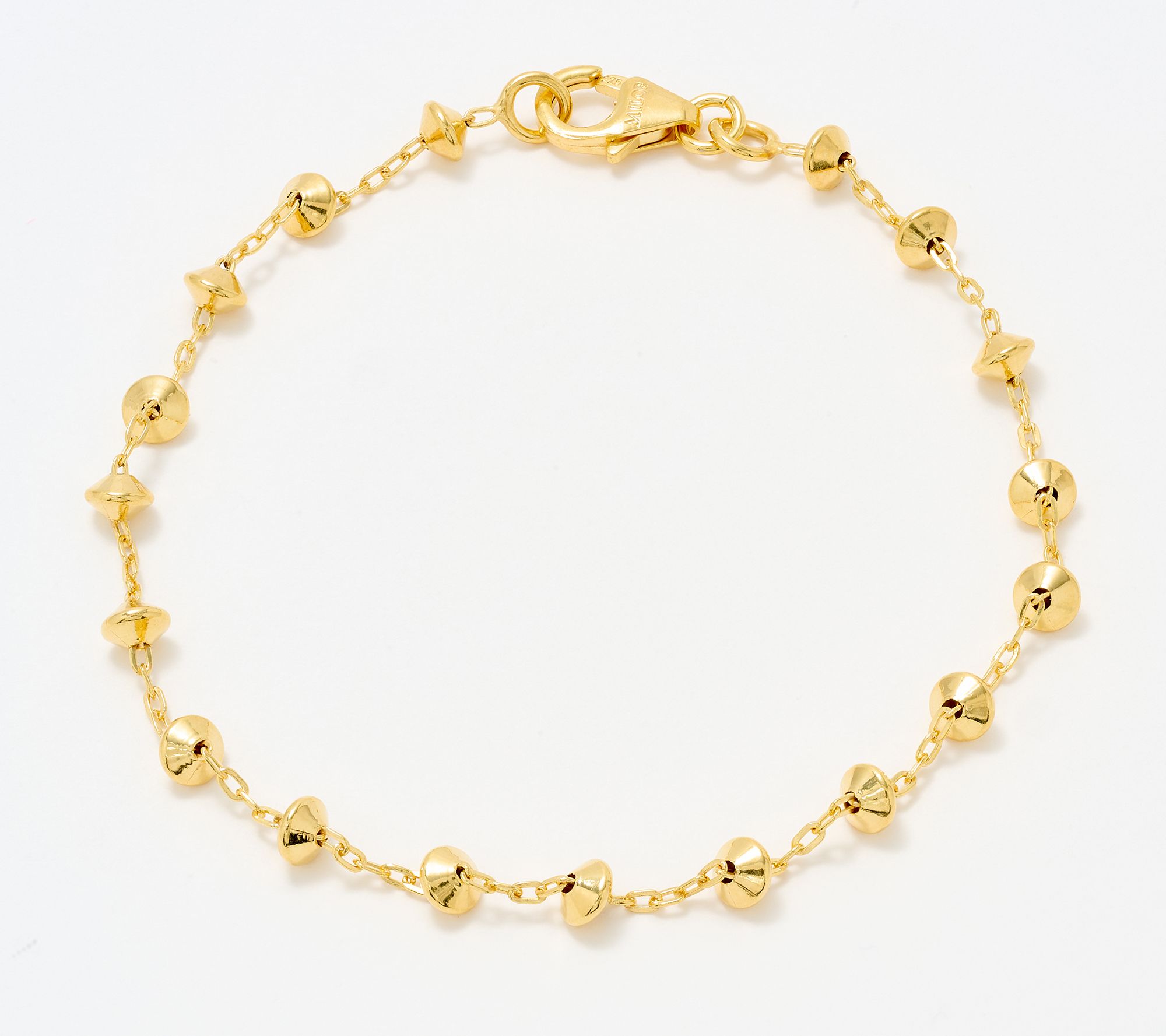 David Markstein Silver Premiere Pyramid Beads Bracelet