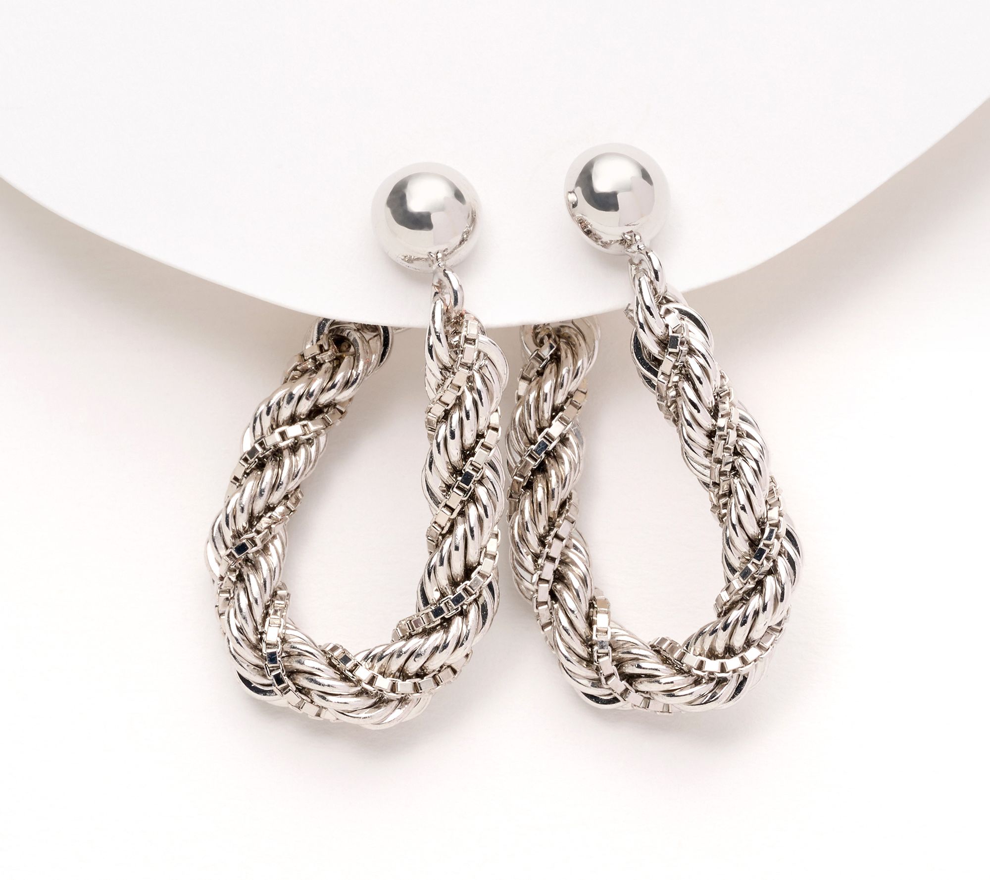 David Markstein Premier "Duetto" Rope and Box Earring