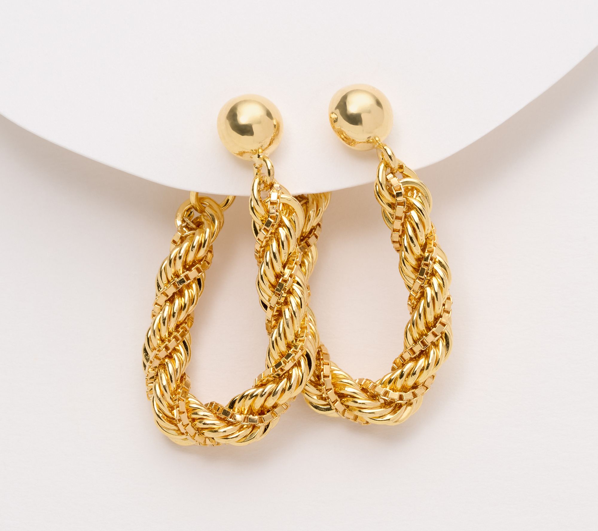 David Markstein Premier "Duetto" Rope and Box Earring