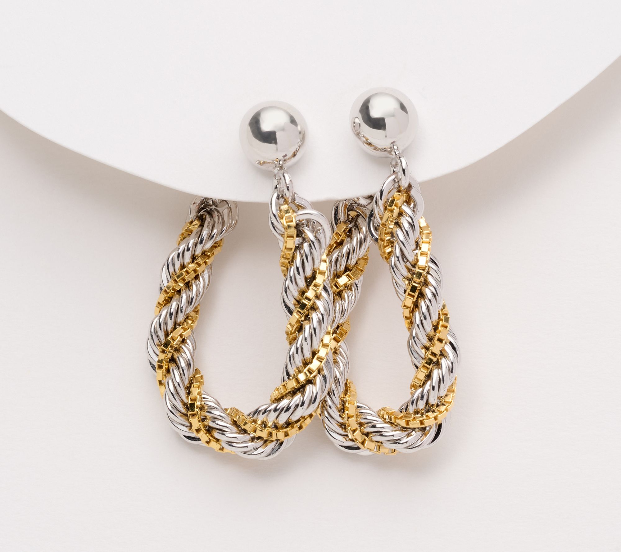 David Markstein Premier "Duetto" Rope and Box Earring