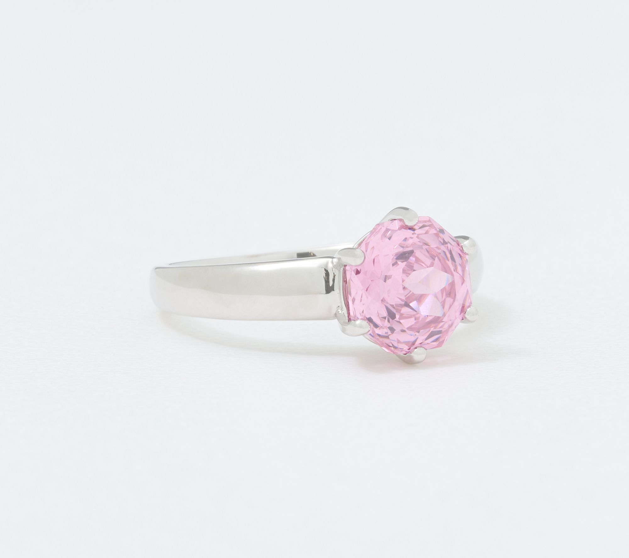 Diamonique Italia Bronze Rose Cut Solitaire Ring