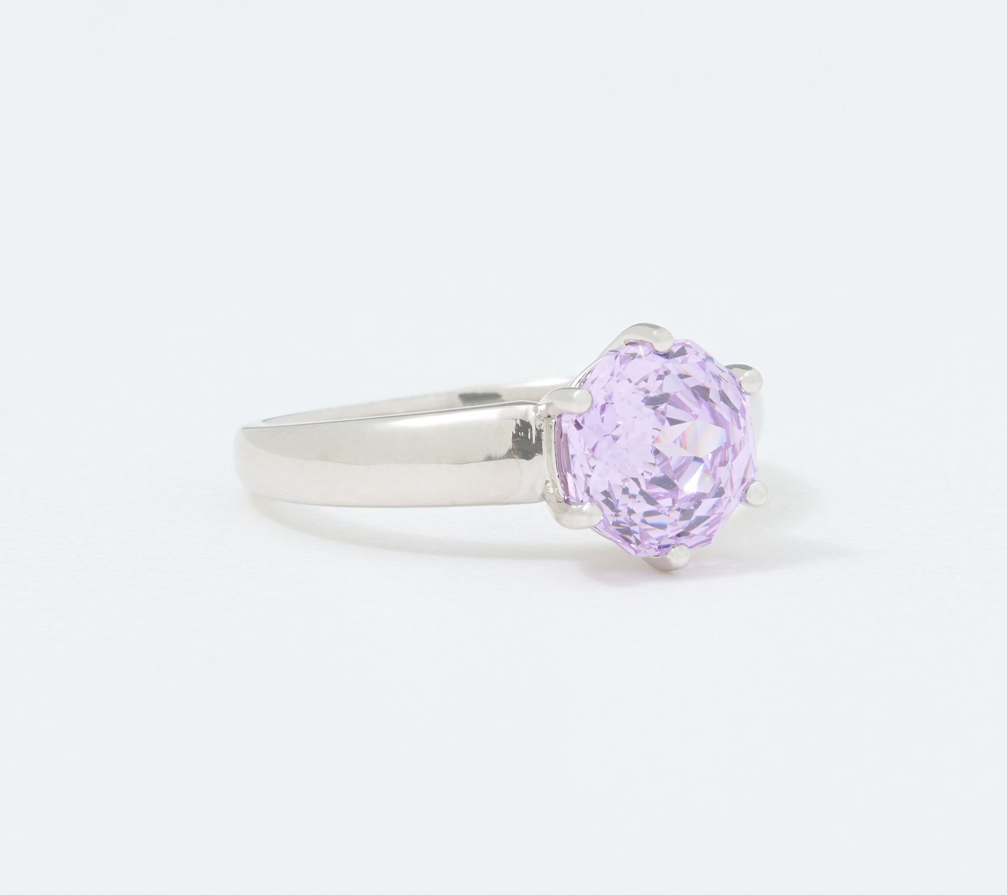 Diamonique Italia Bronze Rose Cut Solitaire Ring