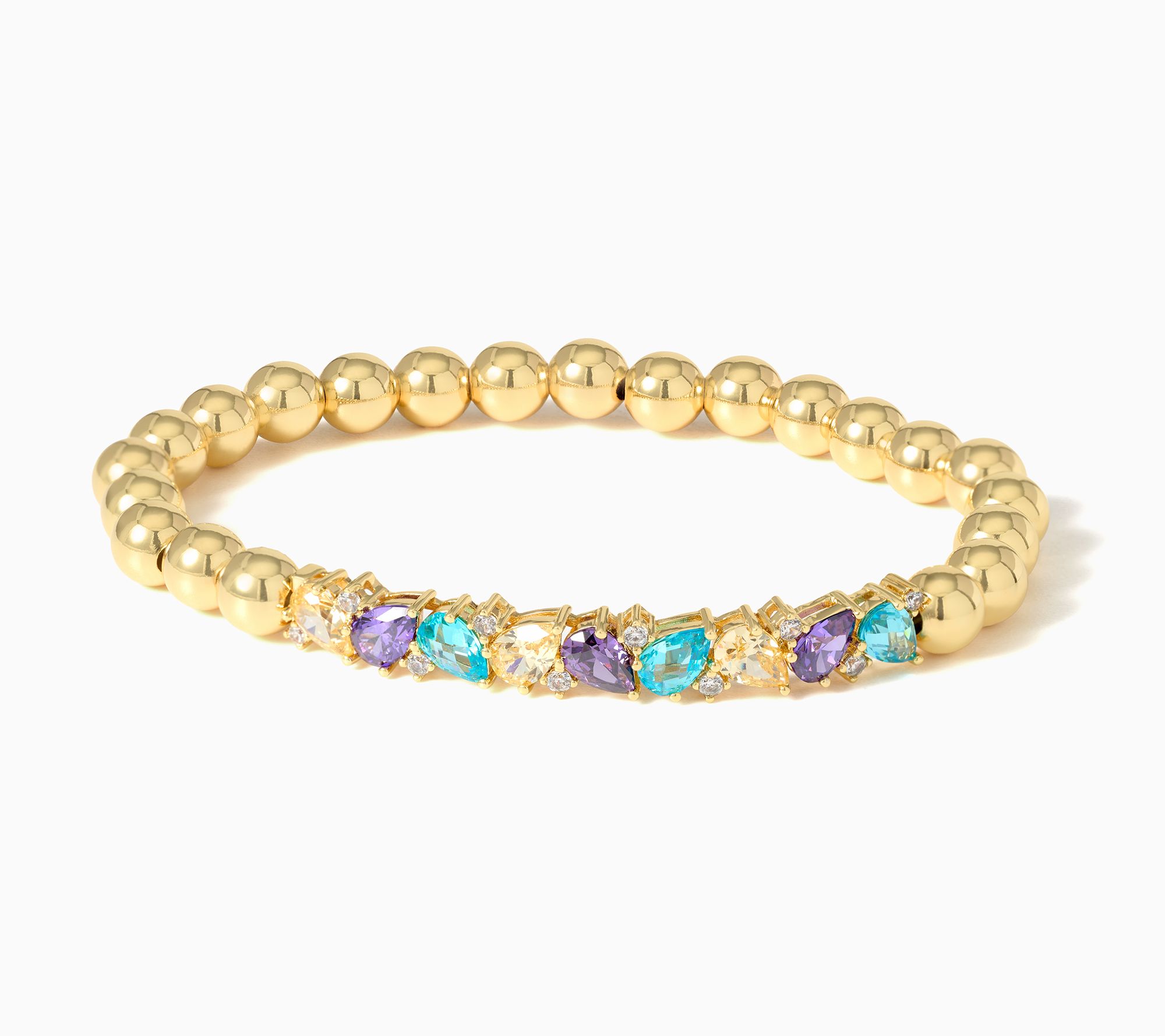 Diamonique x Kathy Levine Pastel Passport StretchBracelet