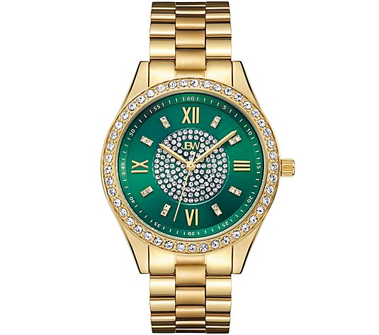 JBW Mondrian Women's Green Dial Diamond Watch
