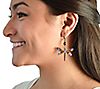 Anne Koplik Bright Crystal Dragonfly Earrings, 1 of 1