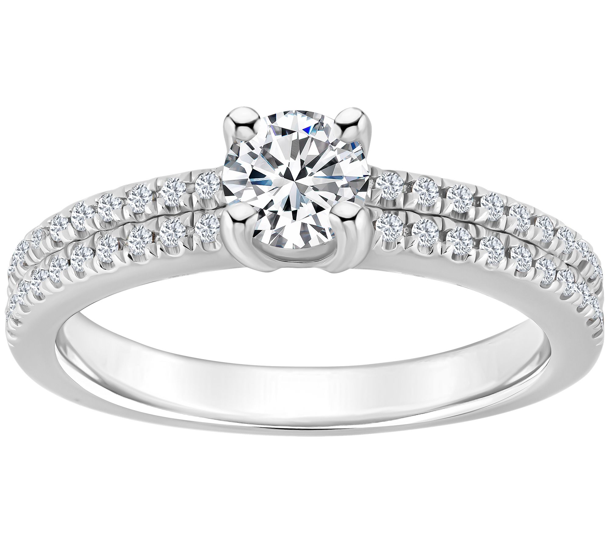 Affinity 0.75 cttw Diamond Engagement Ring, 14K Gold