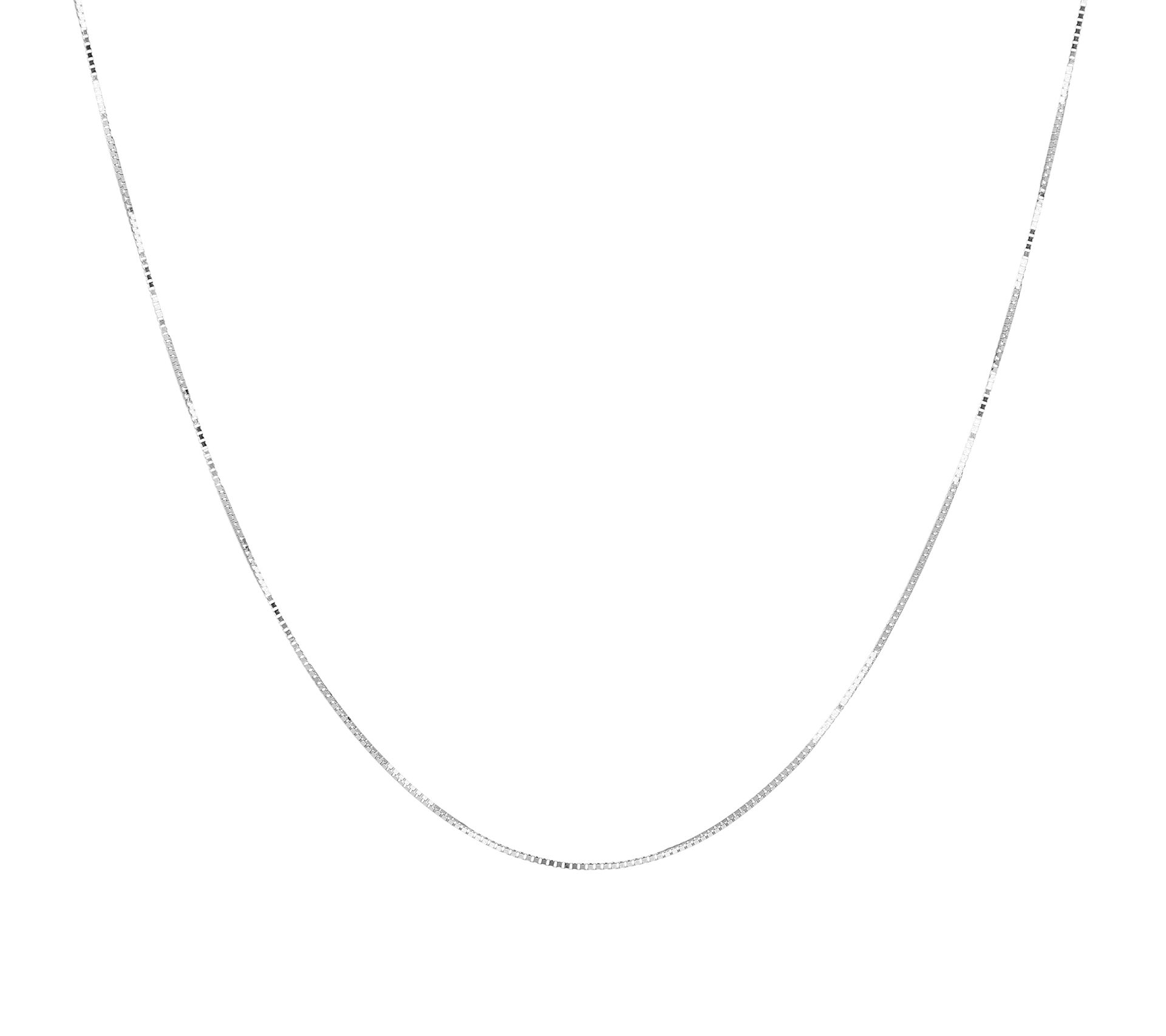 Italian Gold 18" Fine Box Chain Necklace, 10K Gold