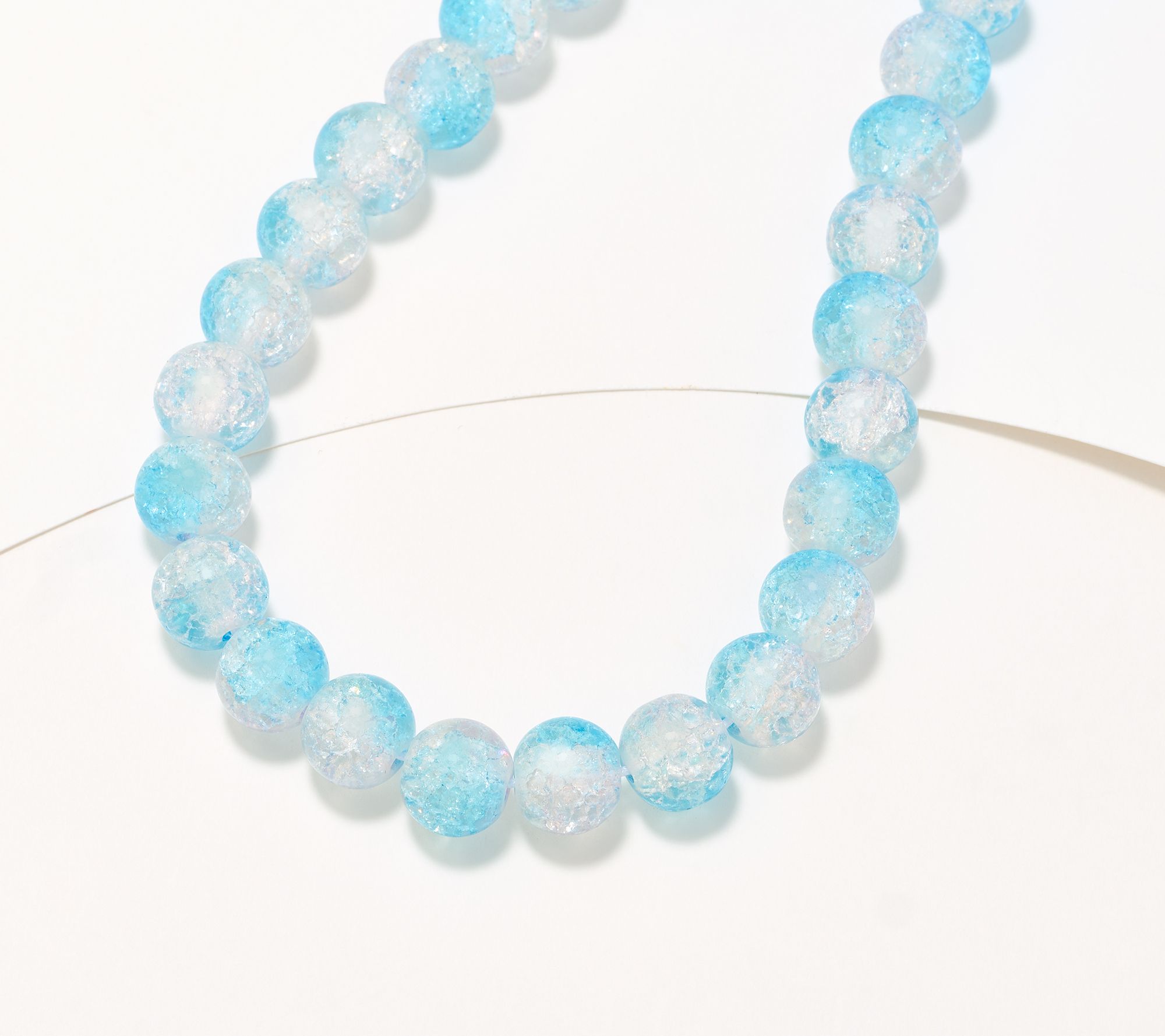 "As Is" Joan Rivers Crackle Bead 16-3/4" Necklace