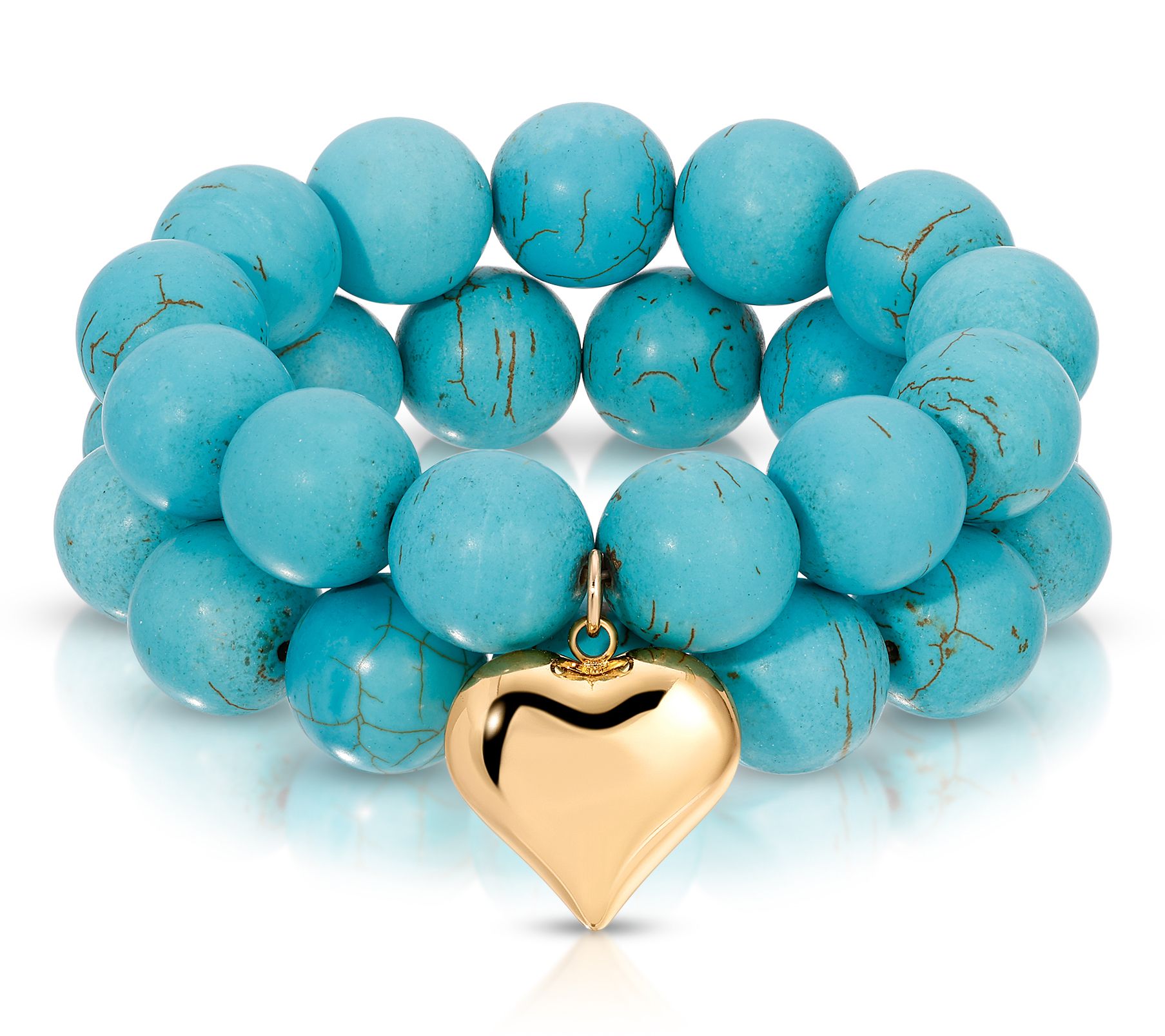 Ettika Luck and Love Turquoise Bracelet Set
