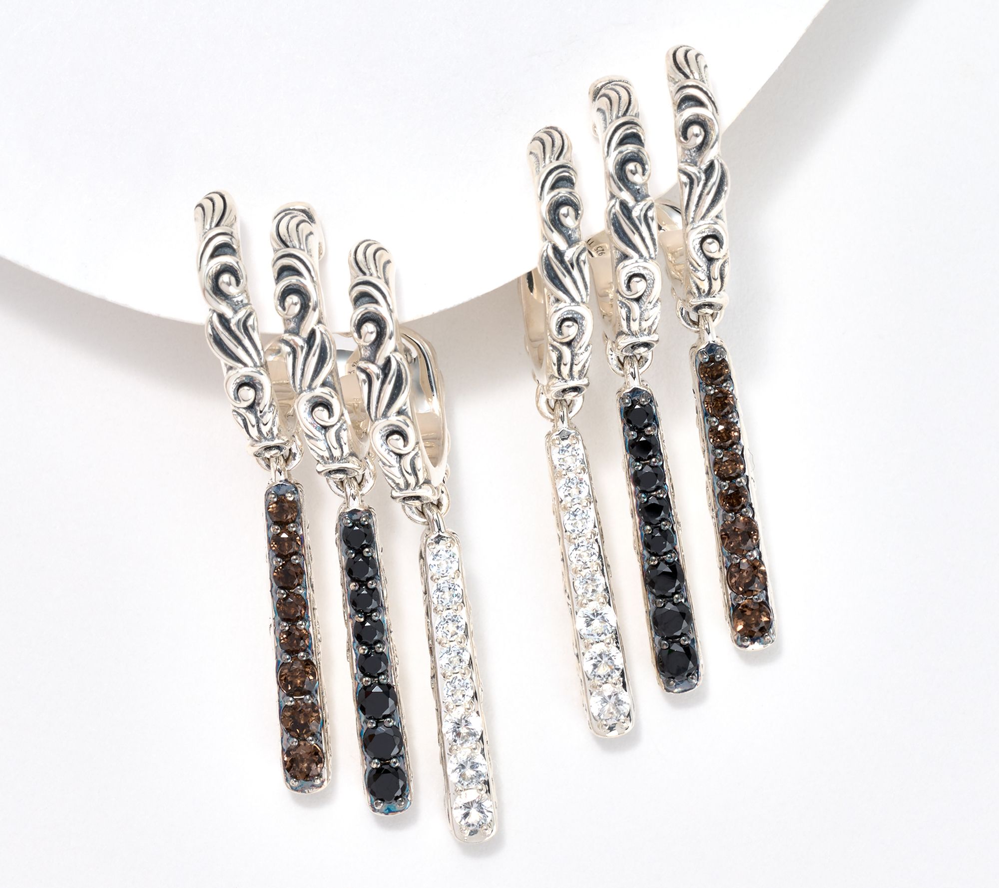 Third Person Sterling Silver Wild Child Triple Hoop Earrings