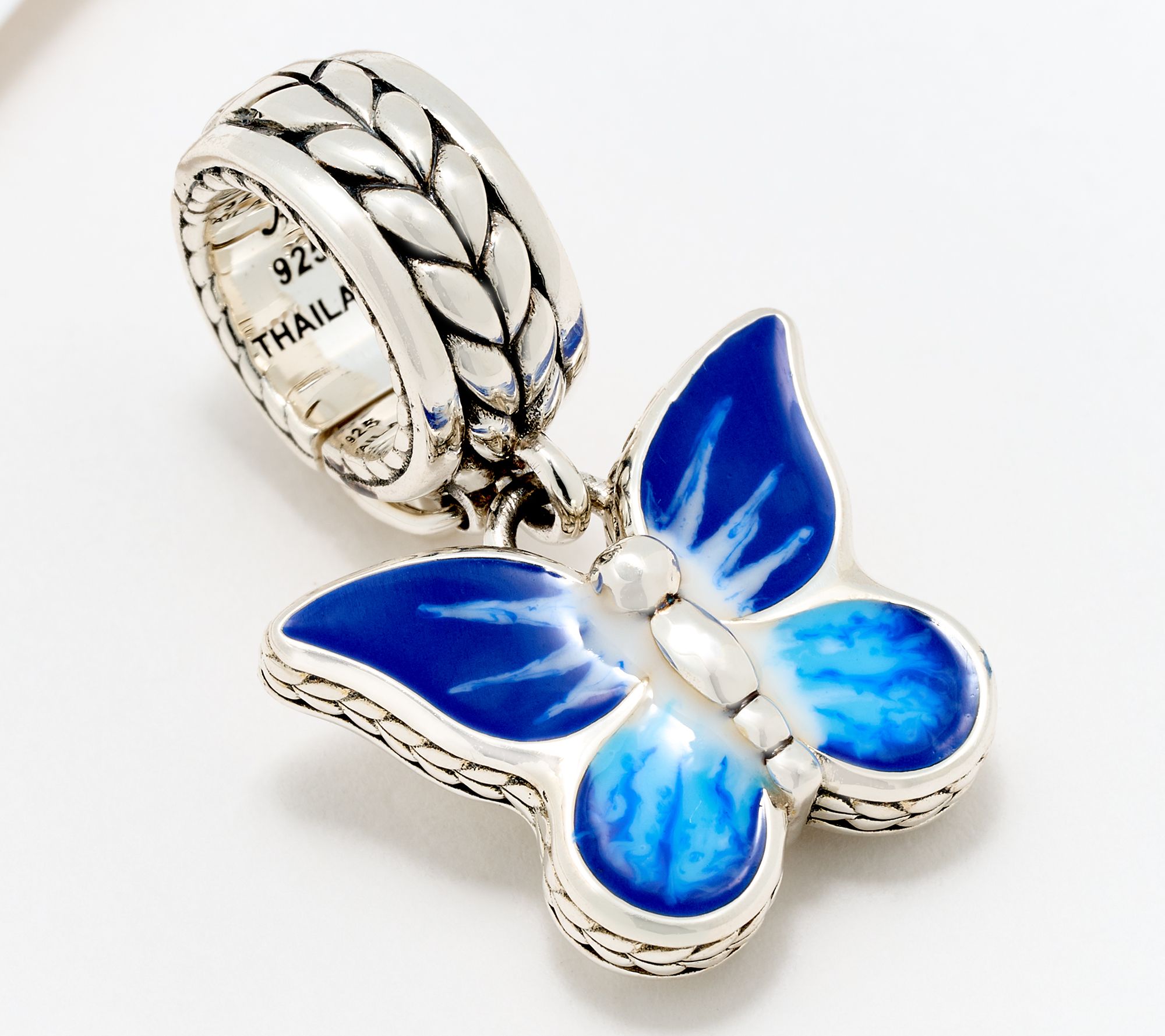 JAI Sterling Silver Storyteller Spring Enamel Charm Enhancer