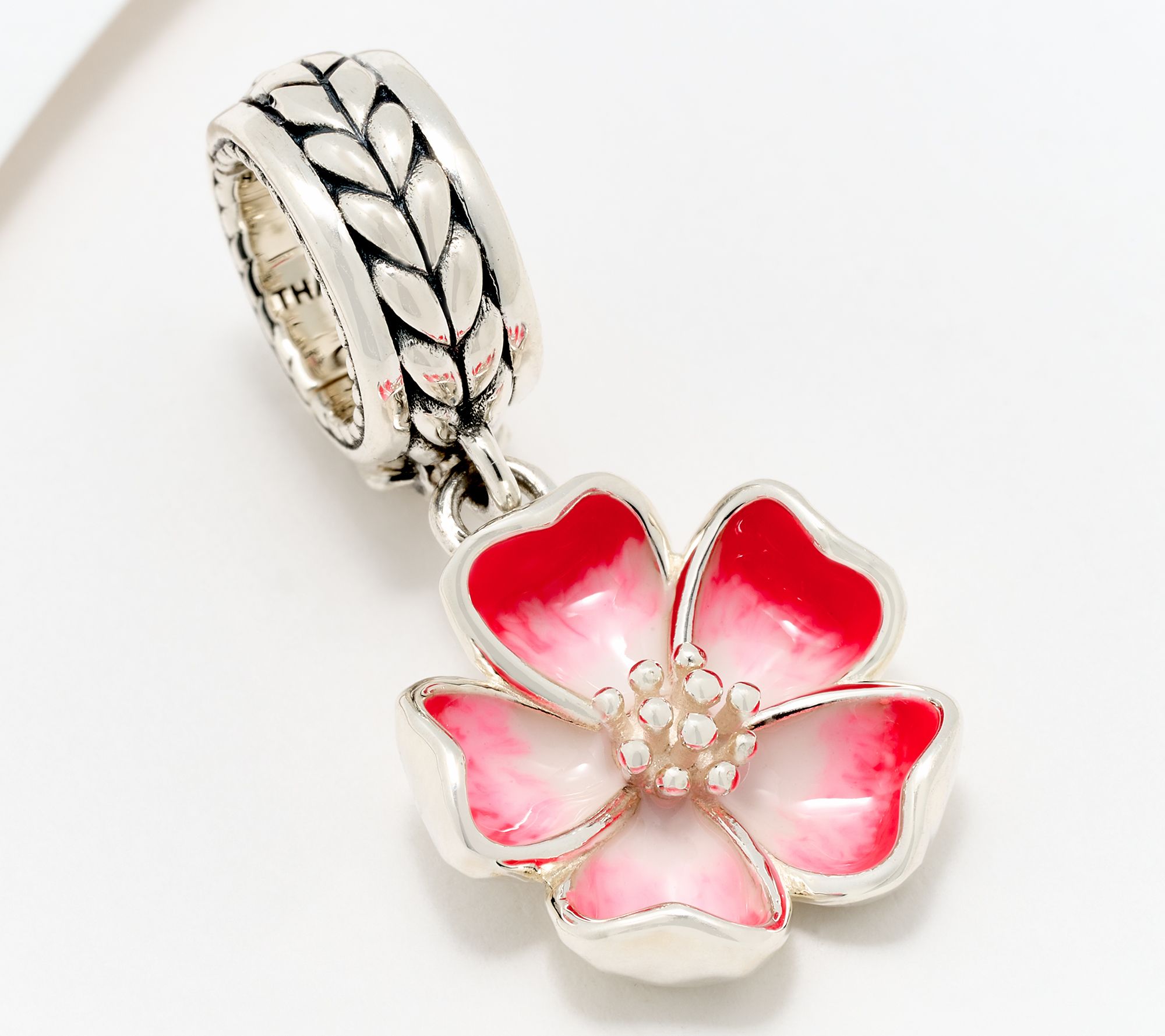 JAI Sterling Silver Storyteller Spring Enamel Charm Enhancer