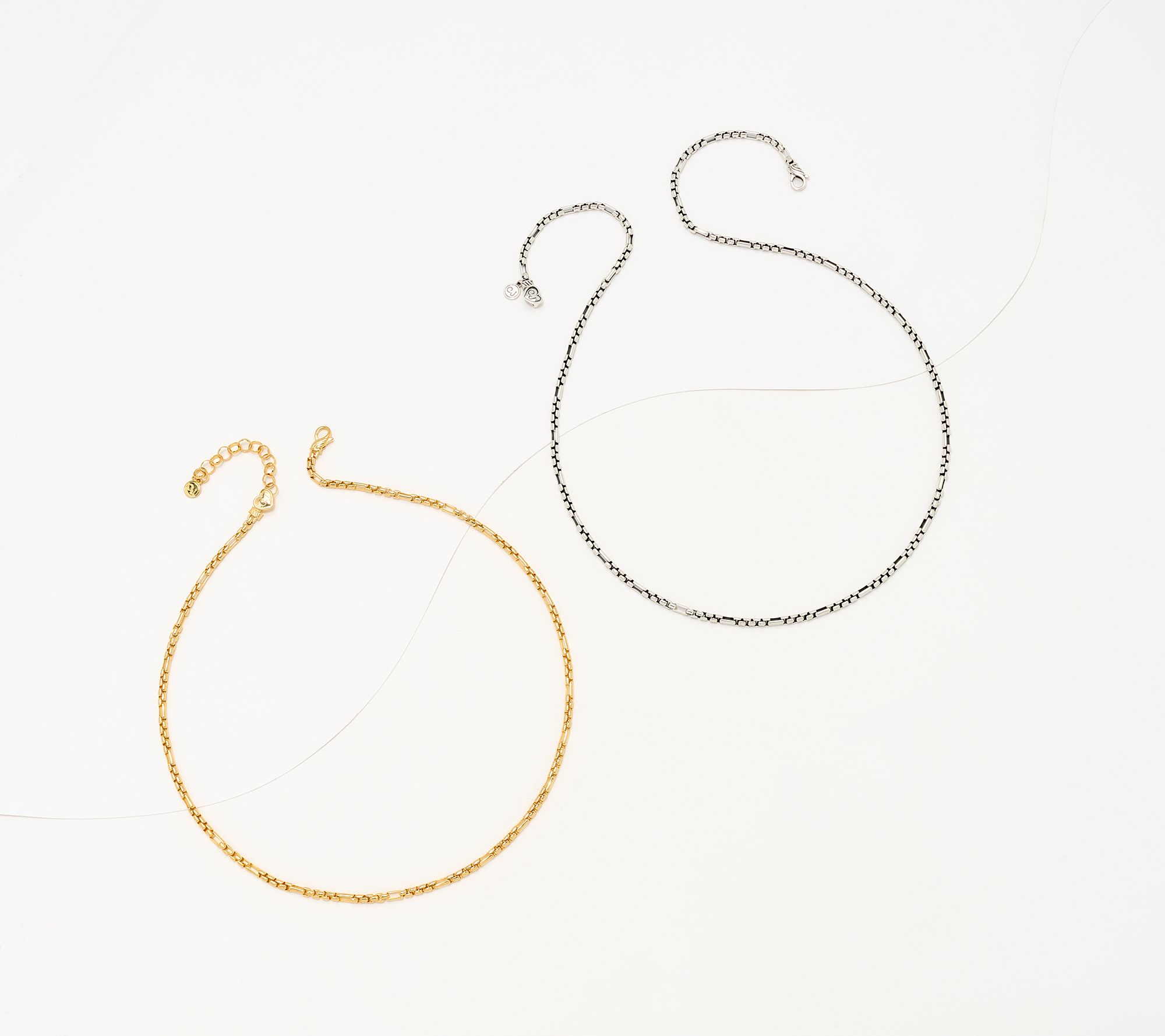 Christian James by Scott Grimes Sterling 3mm 7x1 Luciano Necklace