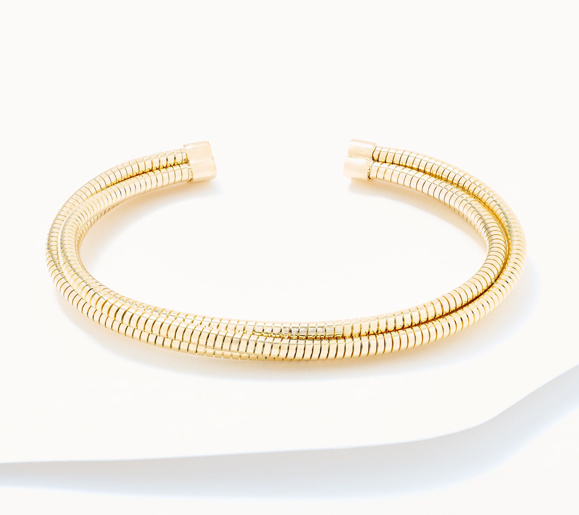 David Markstein Bronze 3 Strand Wrapped Tubogas Cuff Bracelet