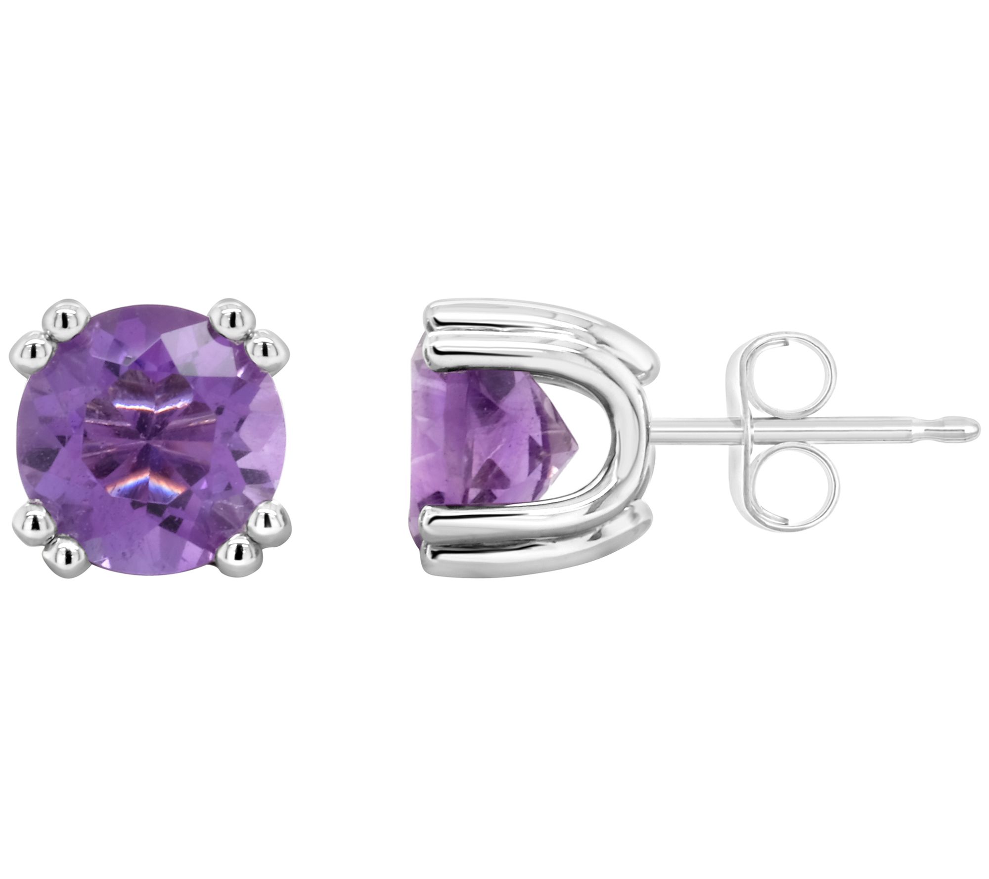 Sterling Choice of Birthstone 7.0mm Round StudEarrings