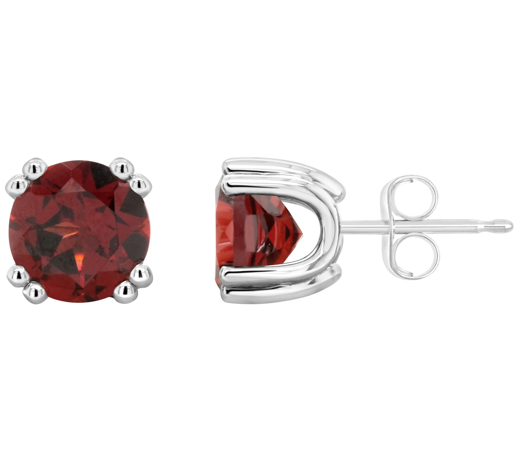 Sterling Choice of Birthstone 7.0mm Round StudEarrings