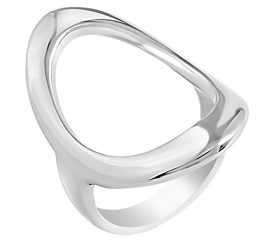 Steel by Design Open Oval Ring