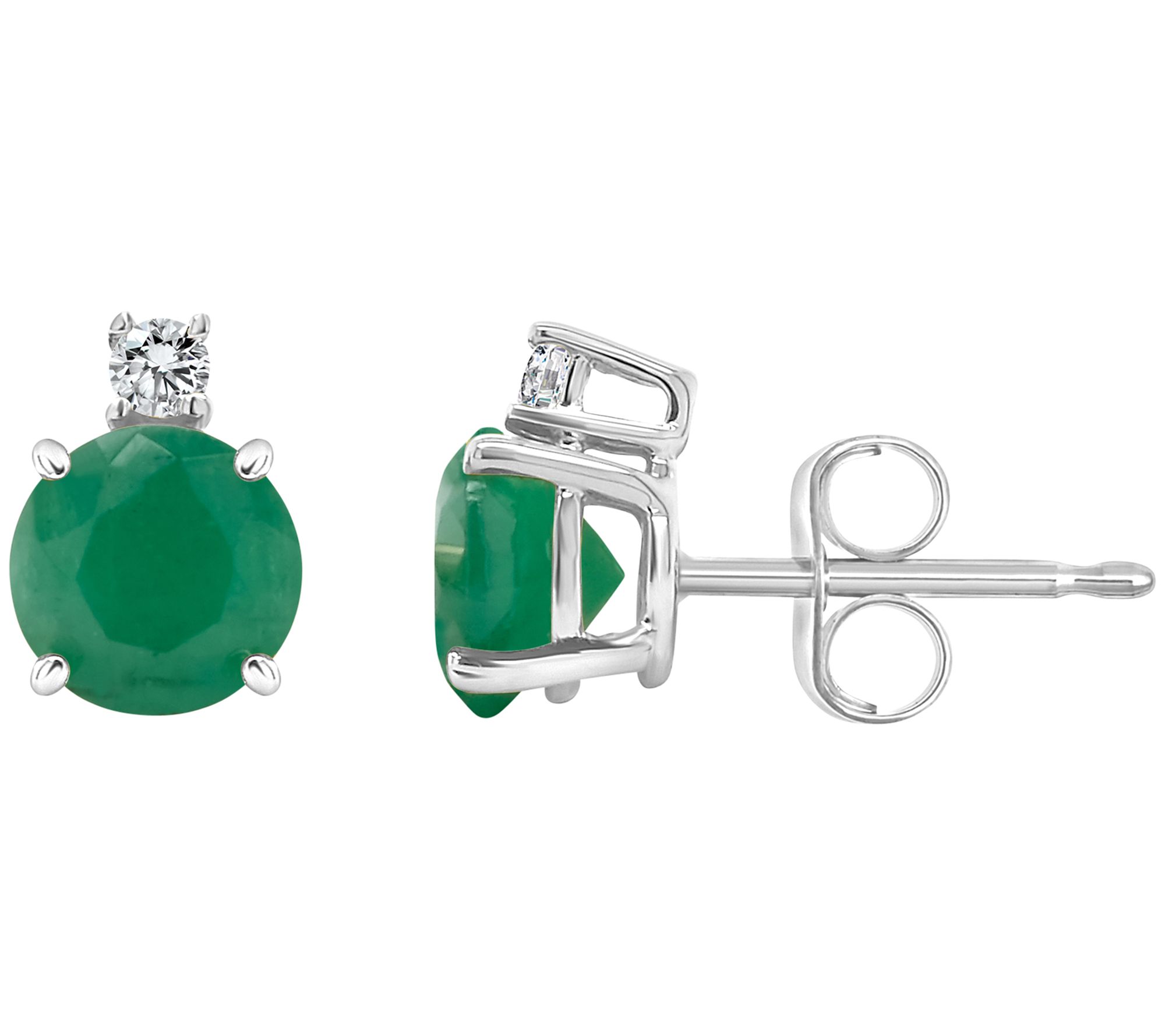 Qvc store emerald earrings