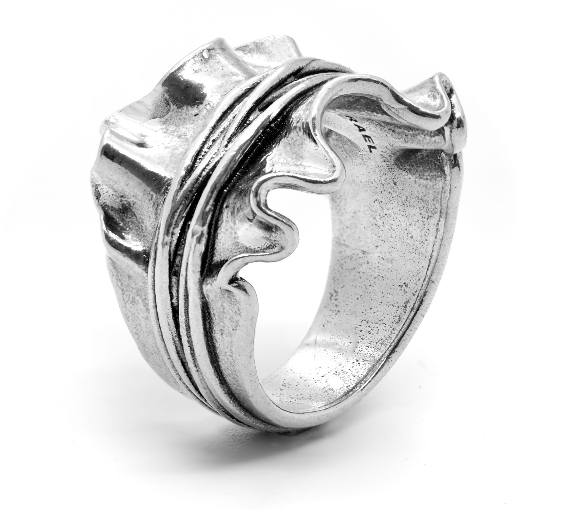 Or Paz Sterling Silver Ruffle Ring