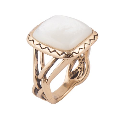 Barse Artisan Crafted Mother-of-Pearl Ring