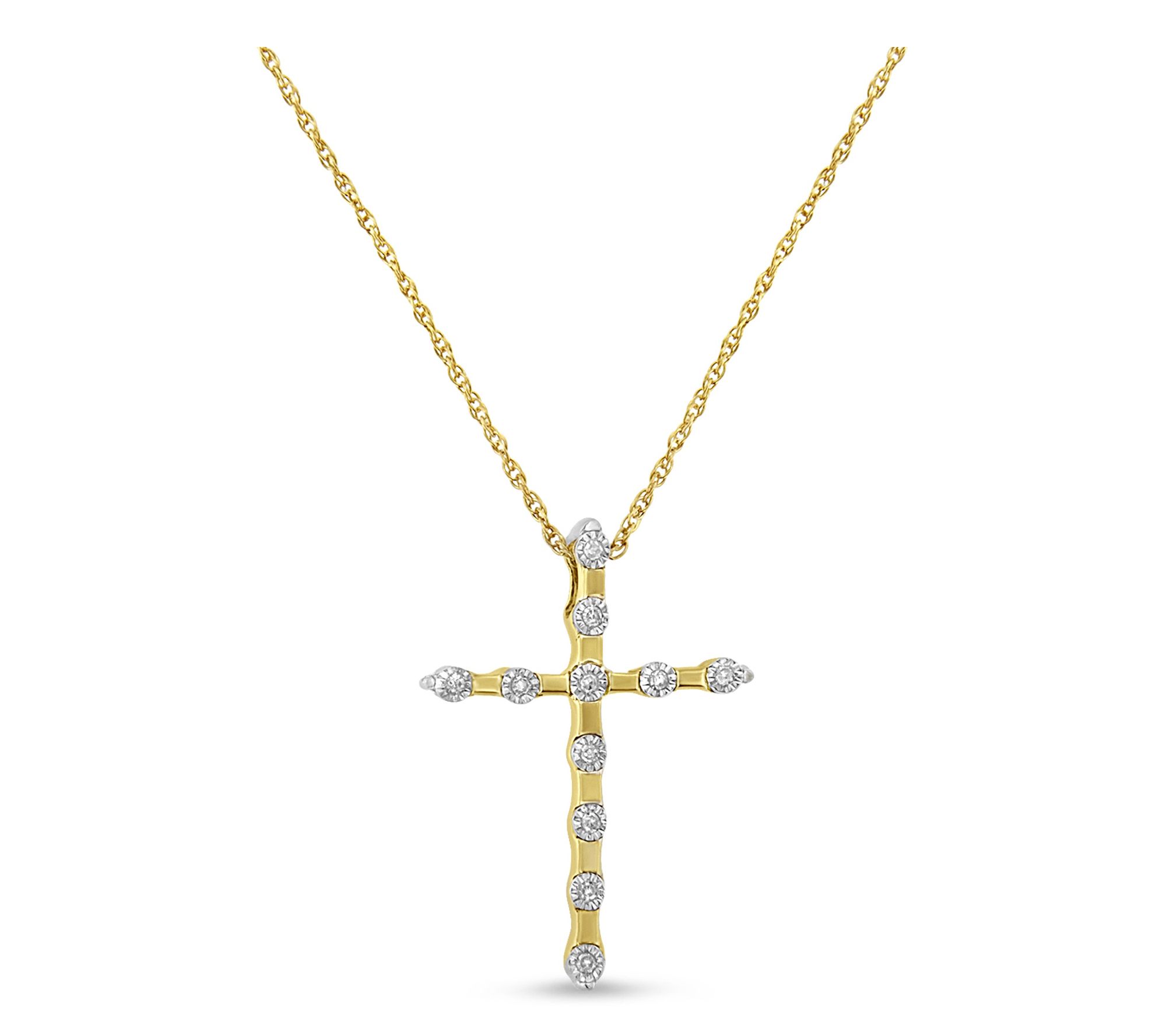 Qvc fashion diamonique cross necklace free