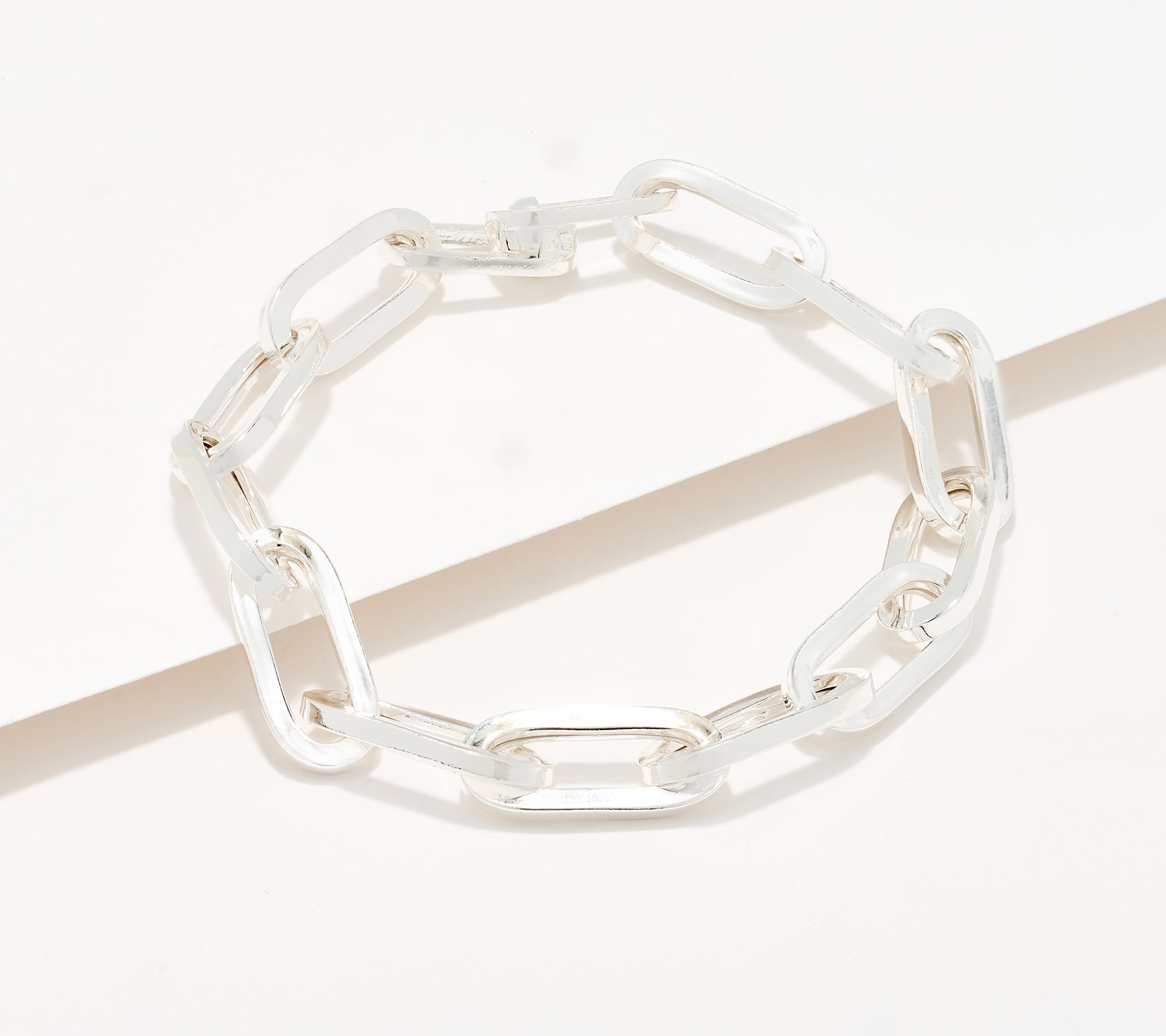 UltraFine 950 Silver Hidden Magnetic Closure Bracelet