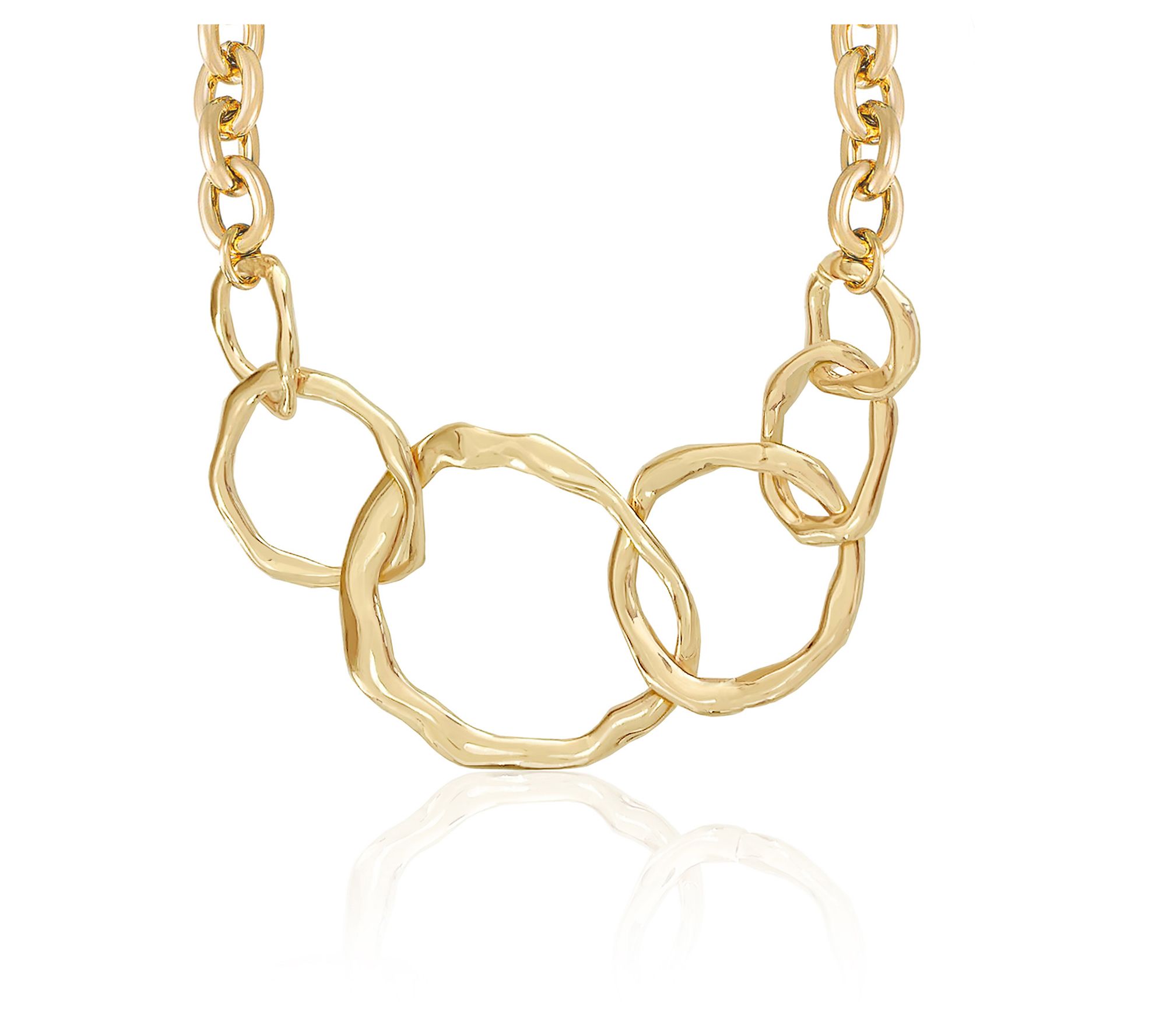Ettika Interlocking Golden Chain Necklace
