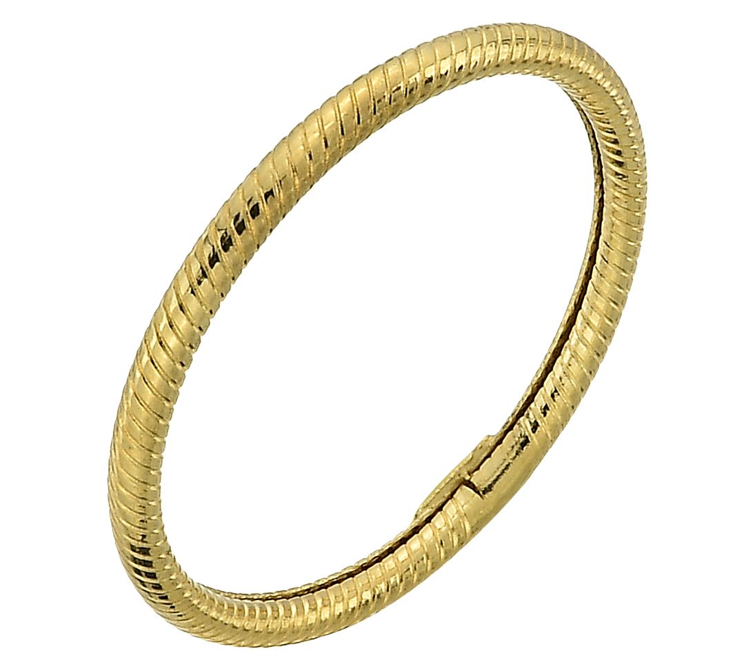 Adorna 14K Gold Polished Rope Design Band Ring