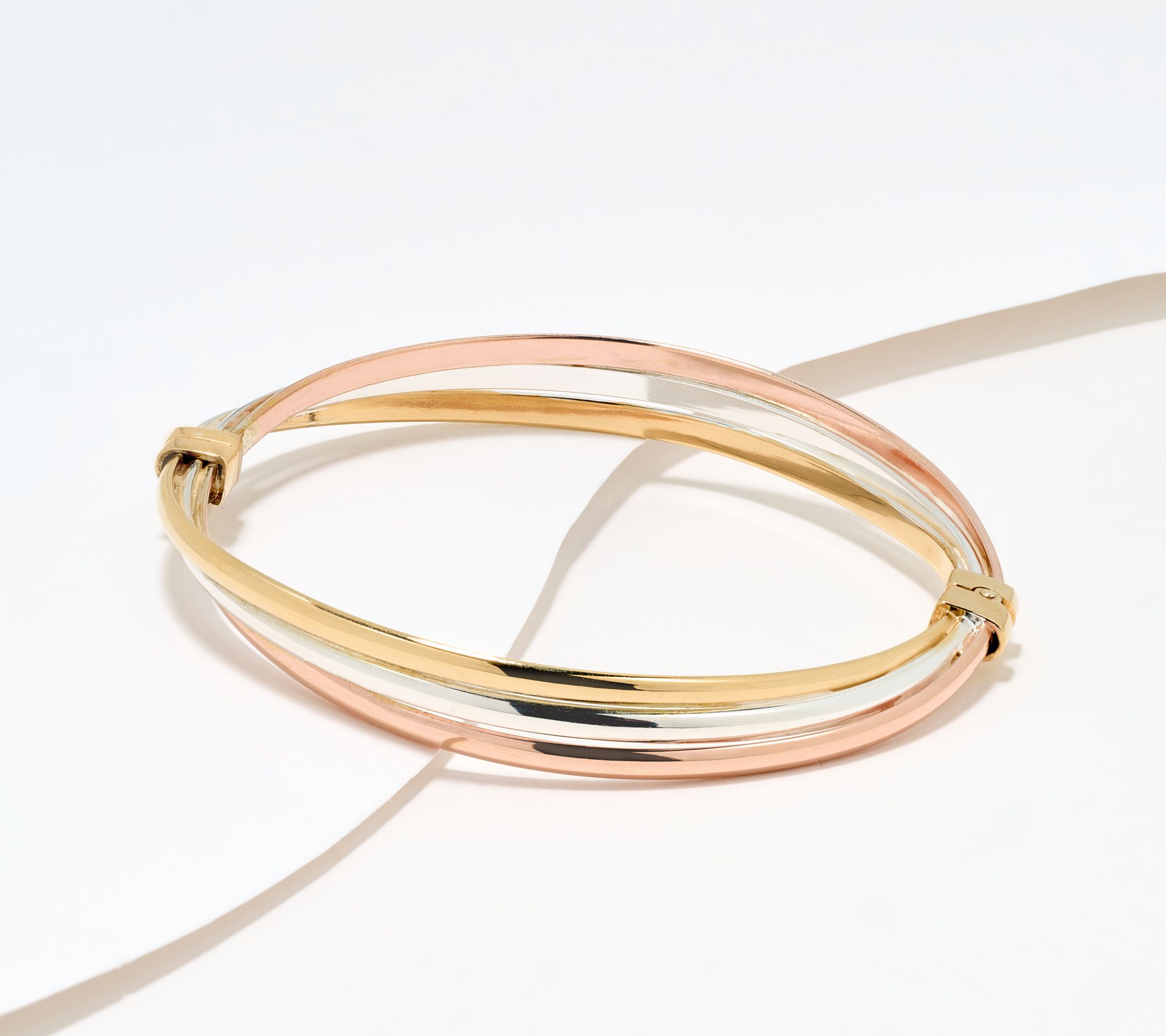 "As Is" UltraFine 950 Silver Triple Layer Stacked Bangles