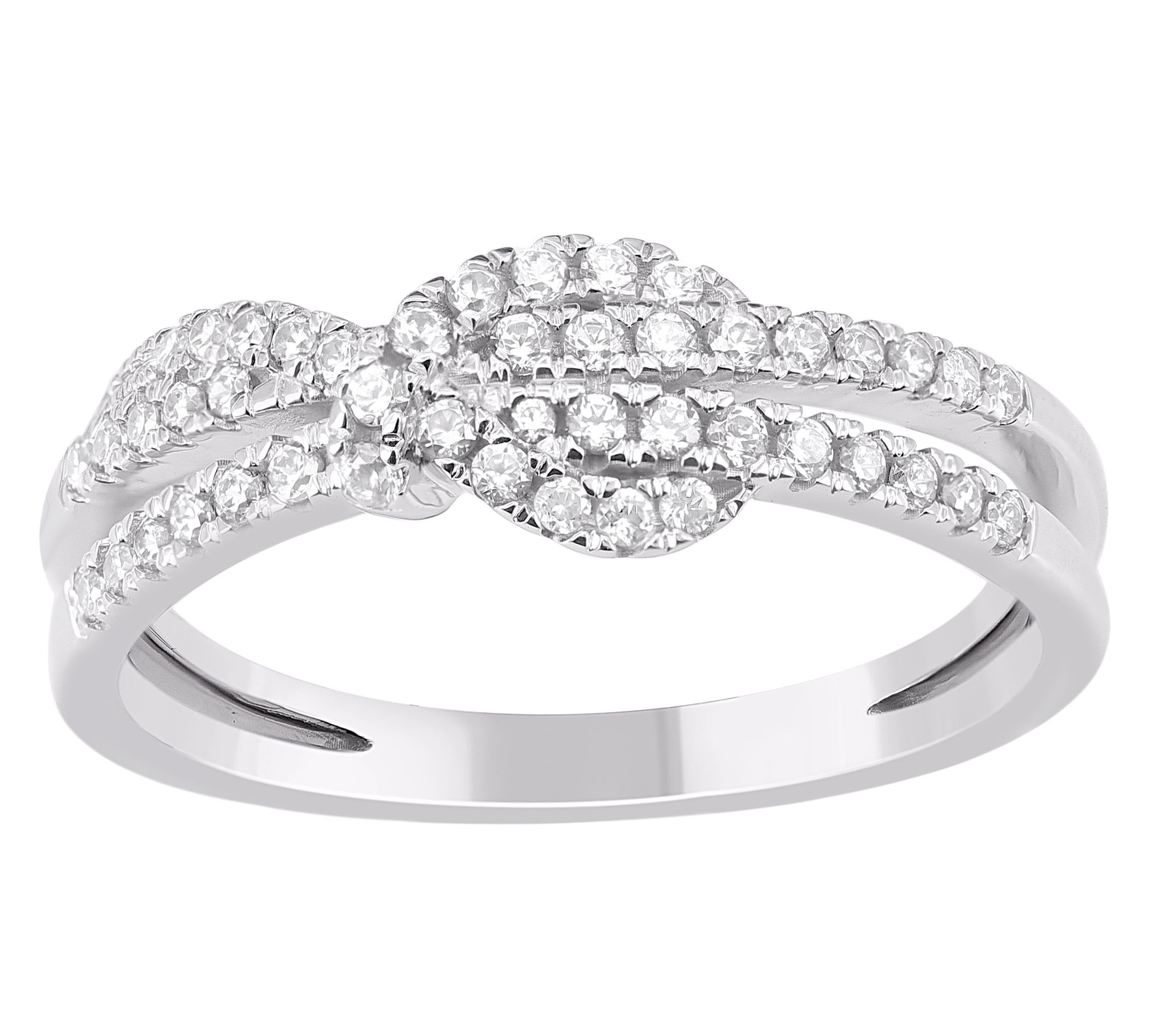 Affinity Diamond 0.30 cttw Knot Ring, 14K Gold