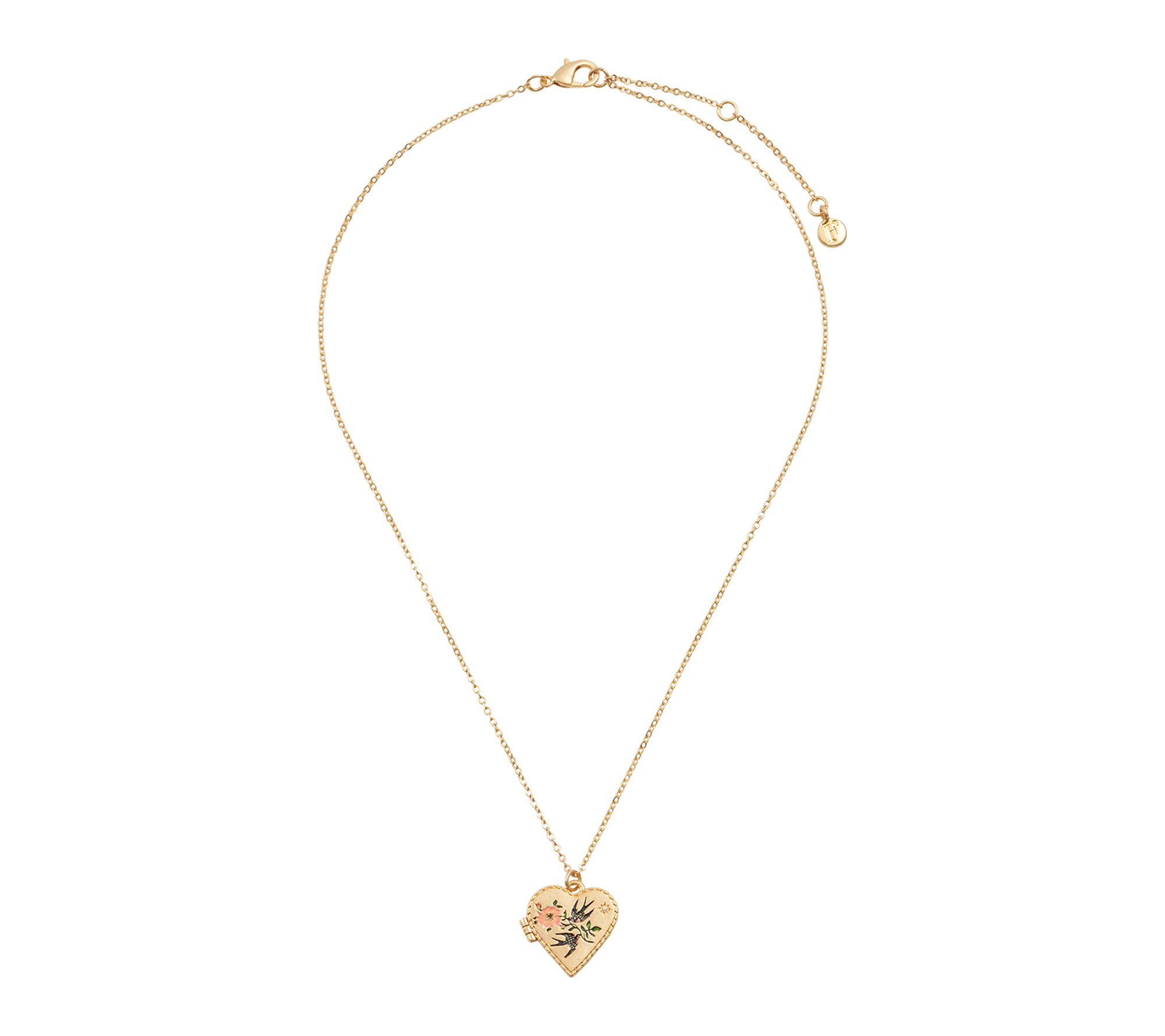 Fable England Swallow Locket w/ Chain