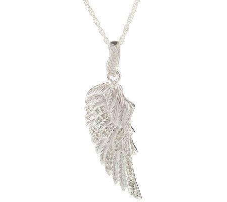 Qvc angel hot sale wing necklace