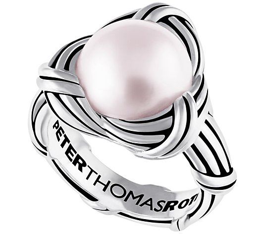 Peter Thomas Roth Sterling Pink Cultured PearlLove Knot Ring