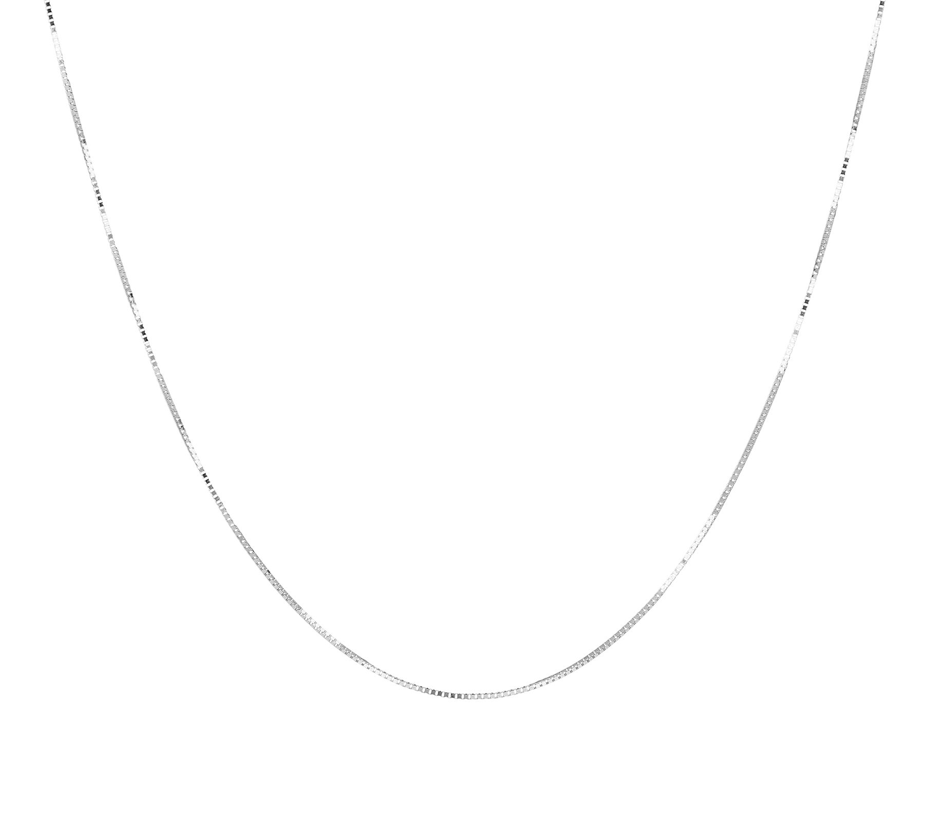 Italian Gold 16" Fine Box Chain Necklace, 10K Gold