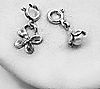 Hagit Cultured Pearl Set of Two Flower Charms,Sterling, 1 of 3