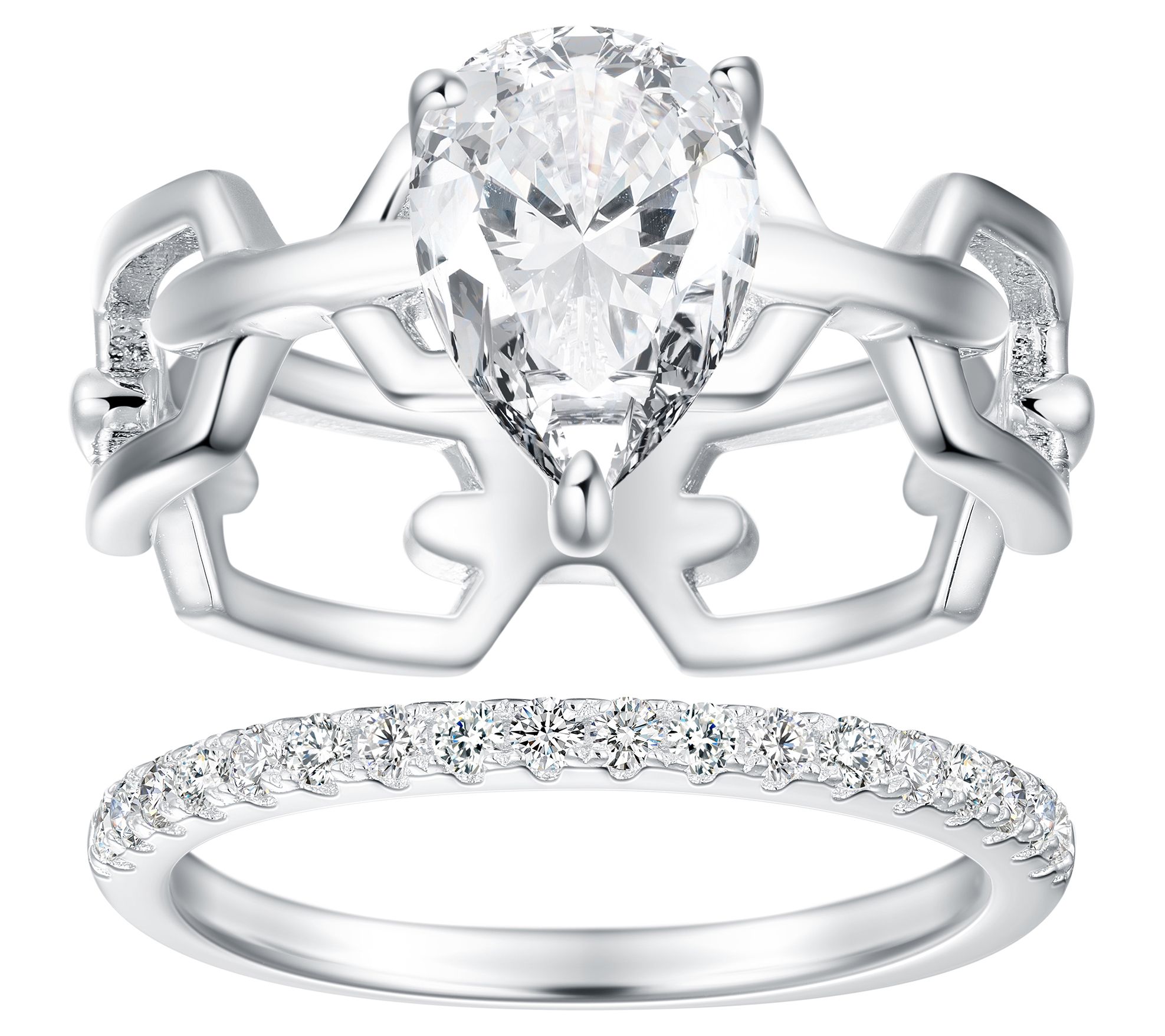 Qvc wedding hot sale ring sets