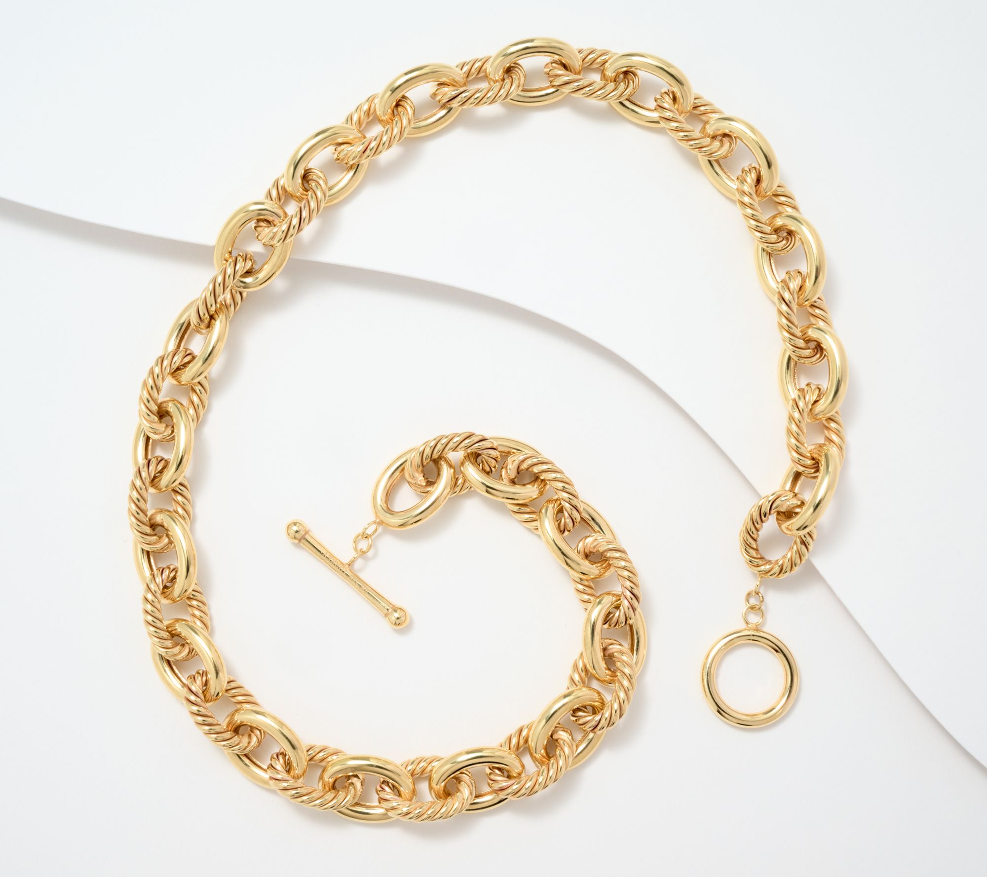 14K Gold Rolo Chain (3 colors, 7 lengths) – ARAKNA Body Jewelry
