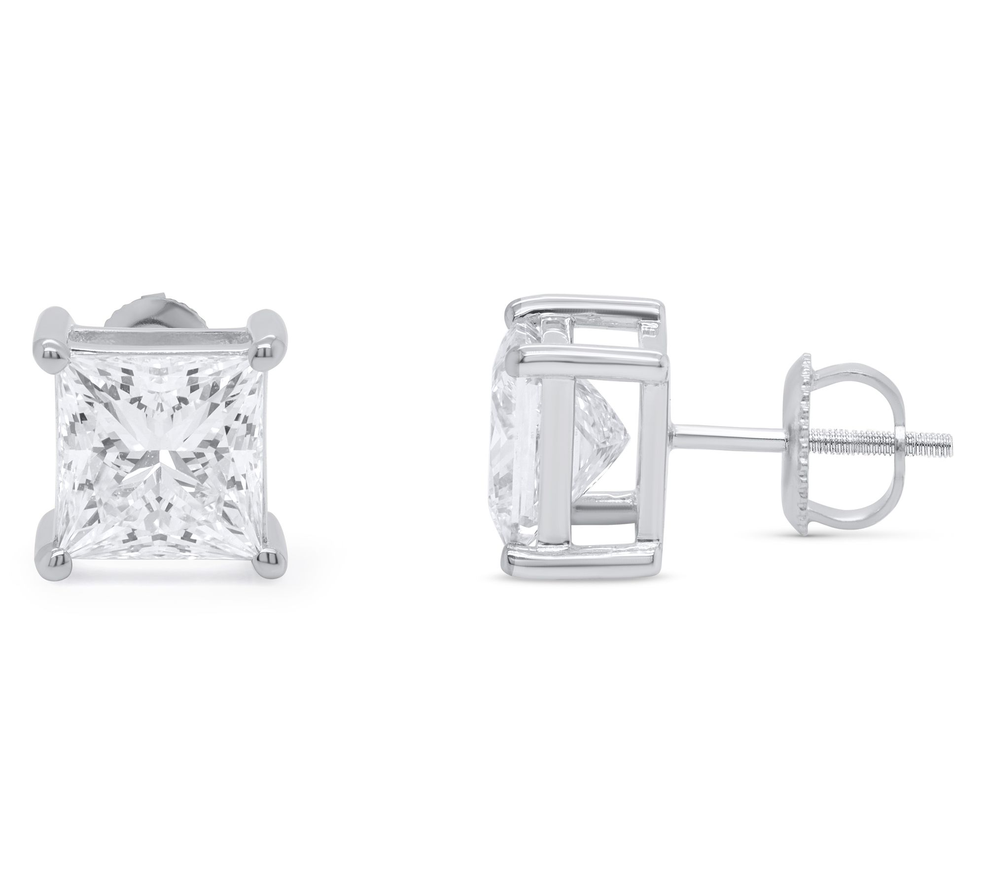 Qvc diamond earrings discount