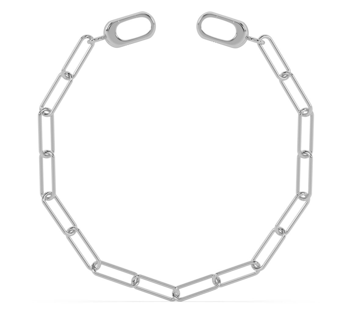 ONI Fine Jewelry Sterling Silver Baby Clip Bracelet