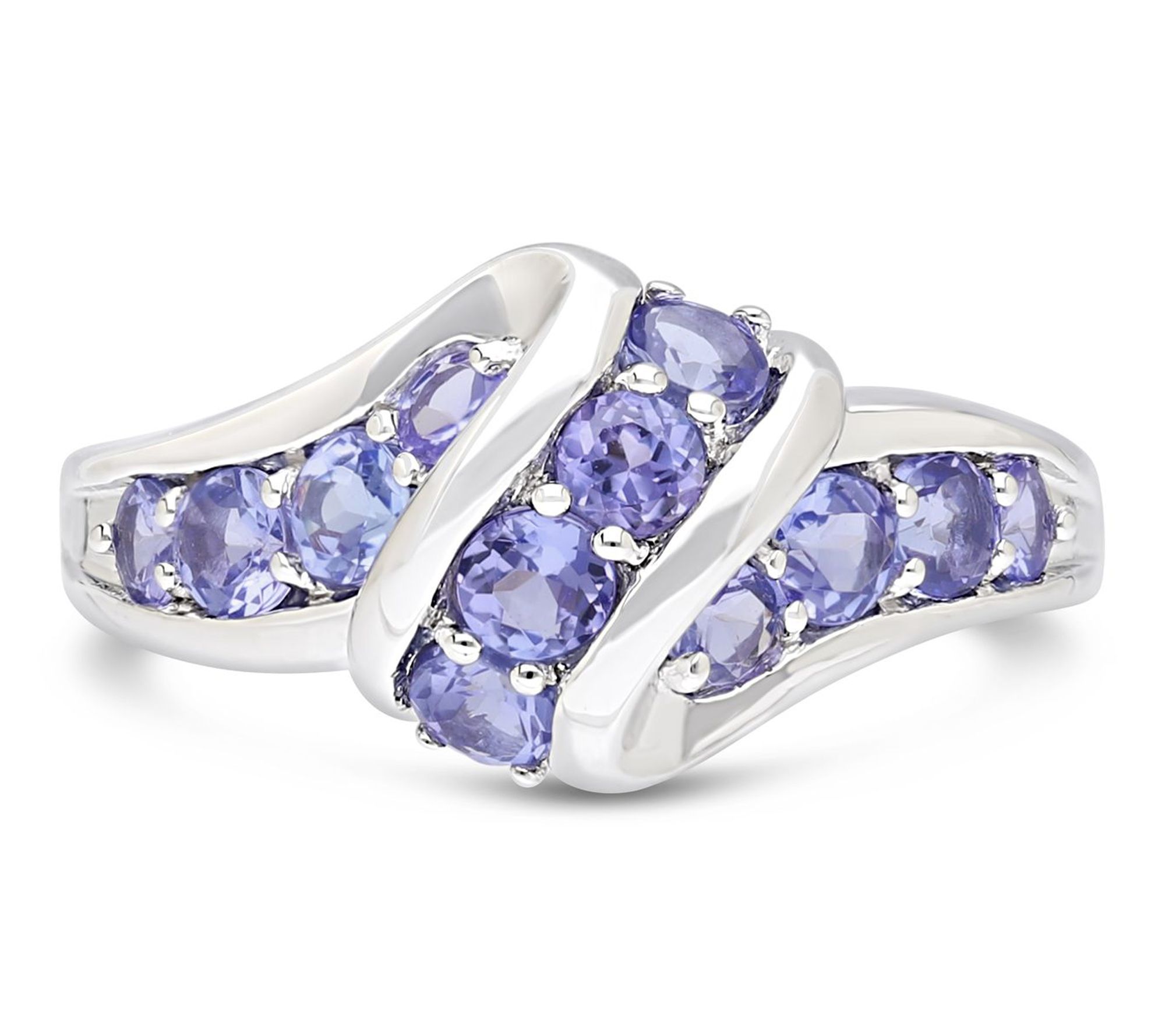 Ariva Sterling Silver Tanzanite Ellie Ring