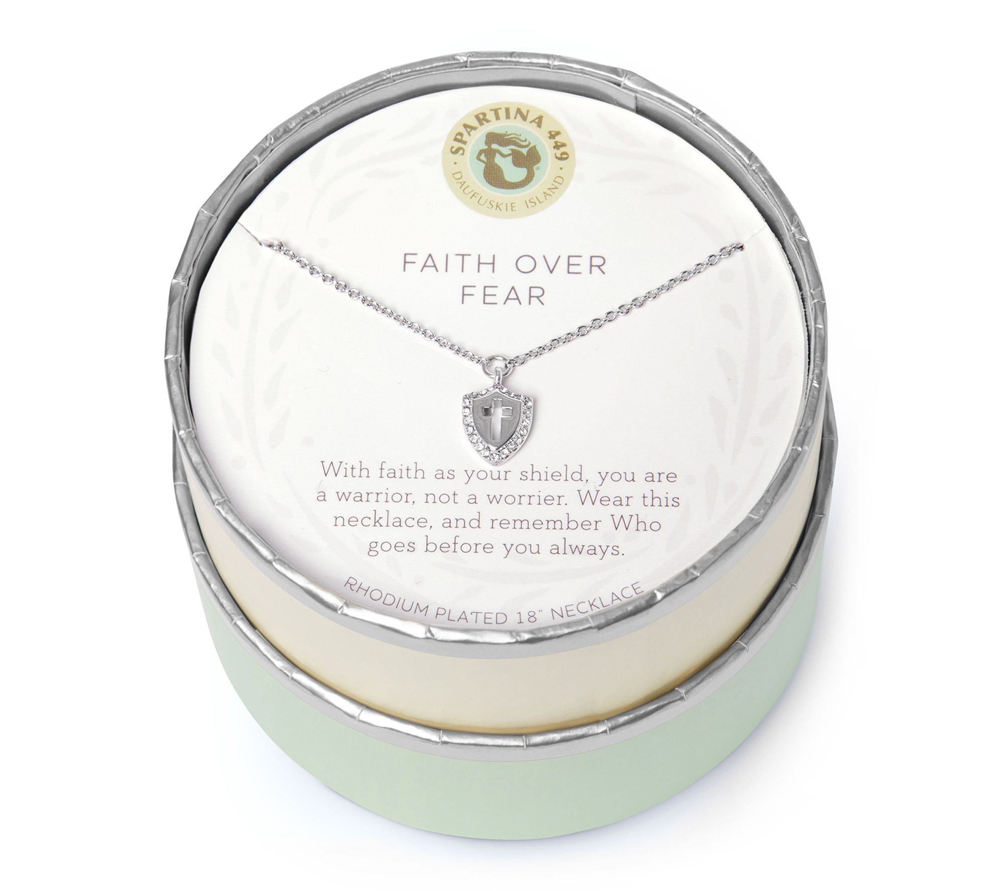 Spartina 449 Sea La Vie Faith Over Fear Necklac e