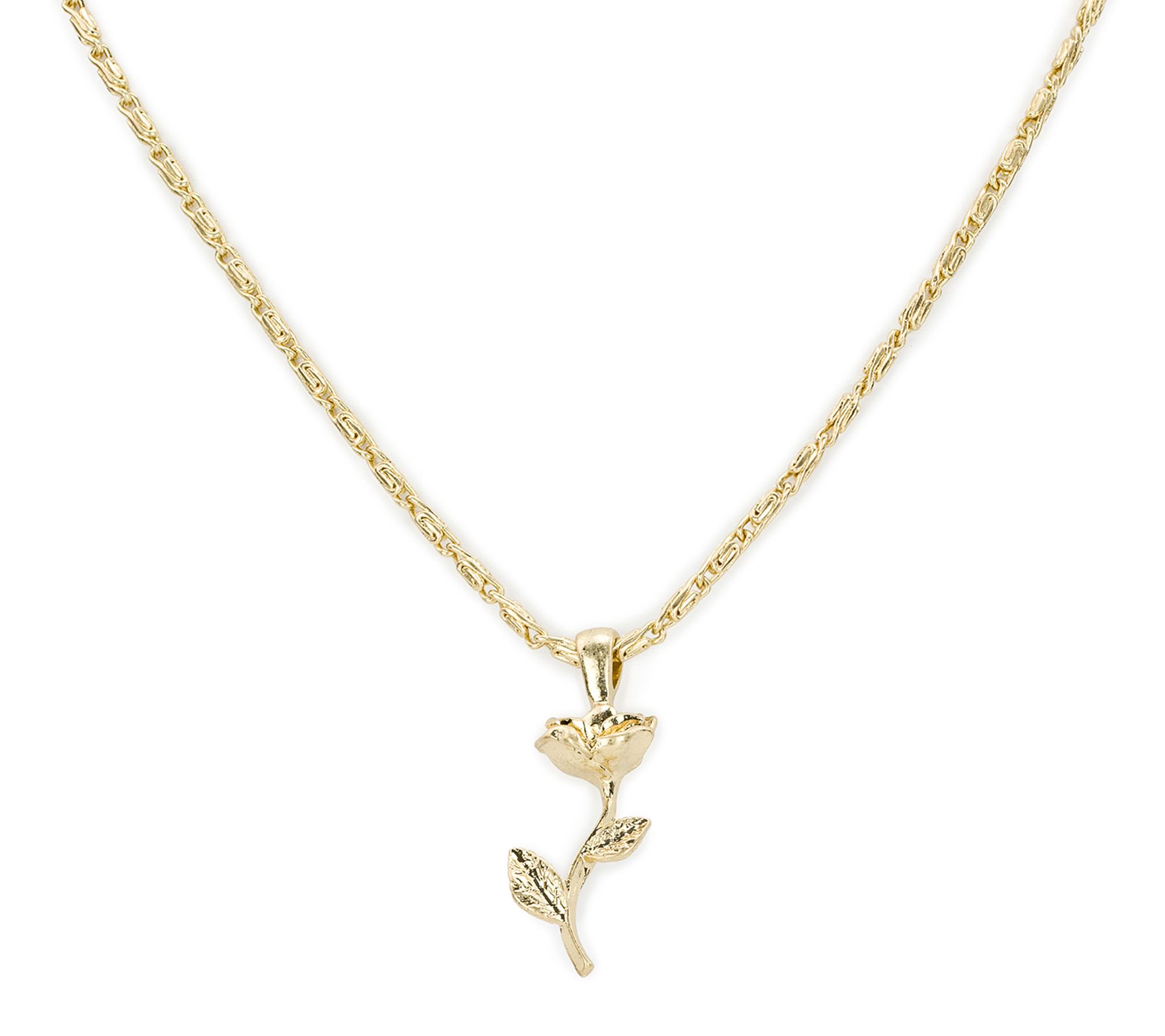 Patricia Nash Rose Garden Collection Stemmed Rose Necklace