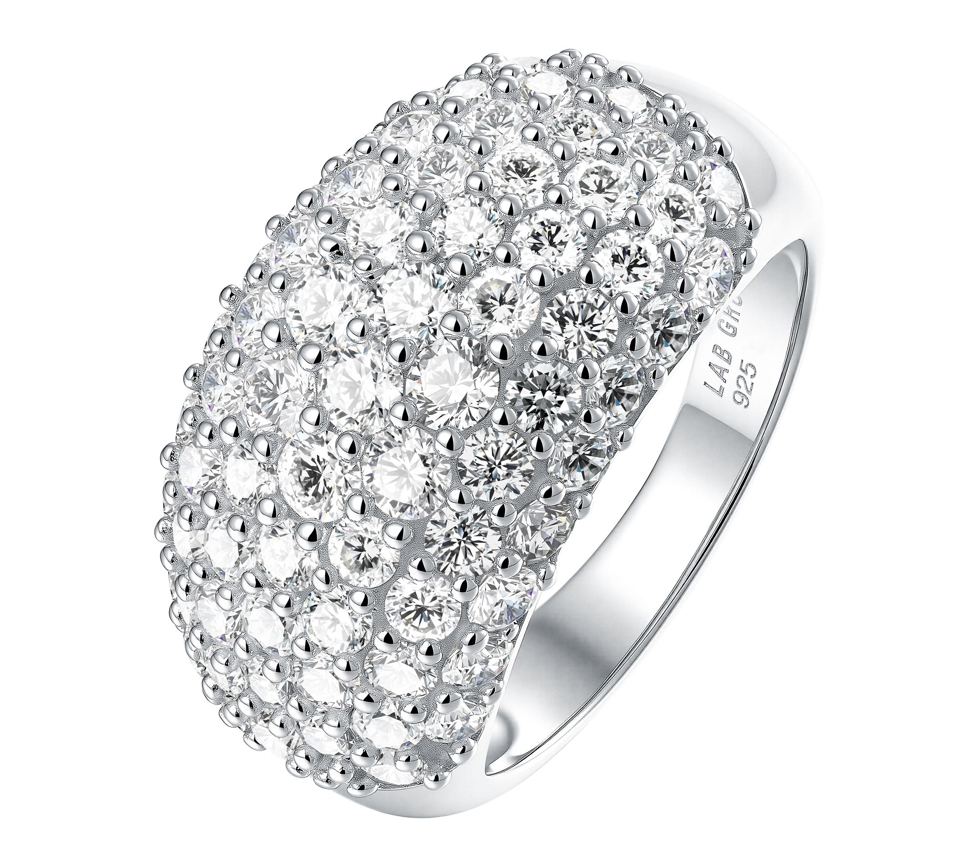 Jen by Jennifer Miller Lab Grown Diamond Dome Ring, Sterling