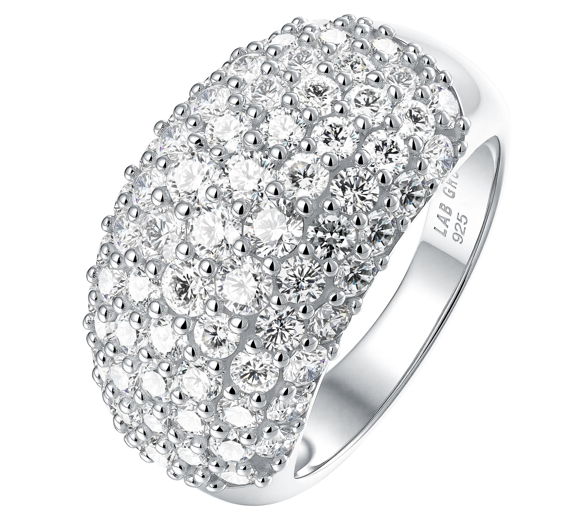 Jen by Jennifer Miller Lab Grown Diamond Dome Ring, Sterling