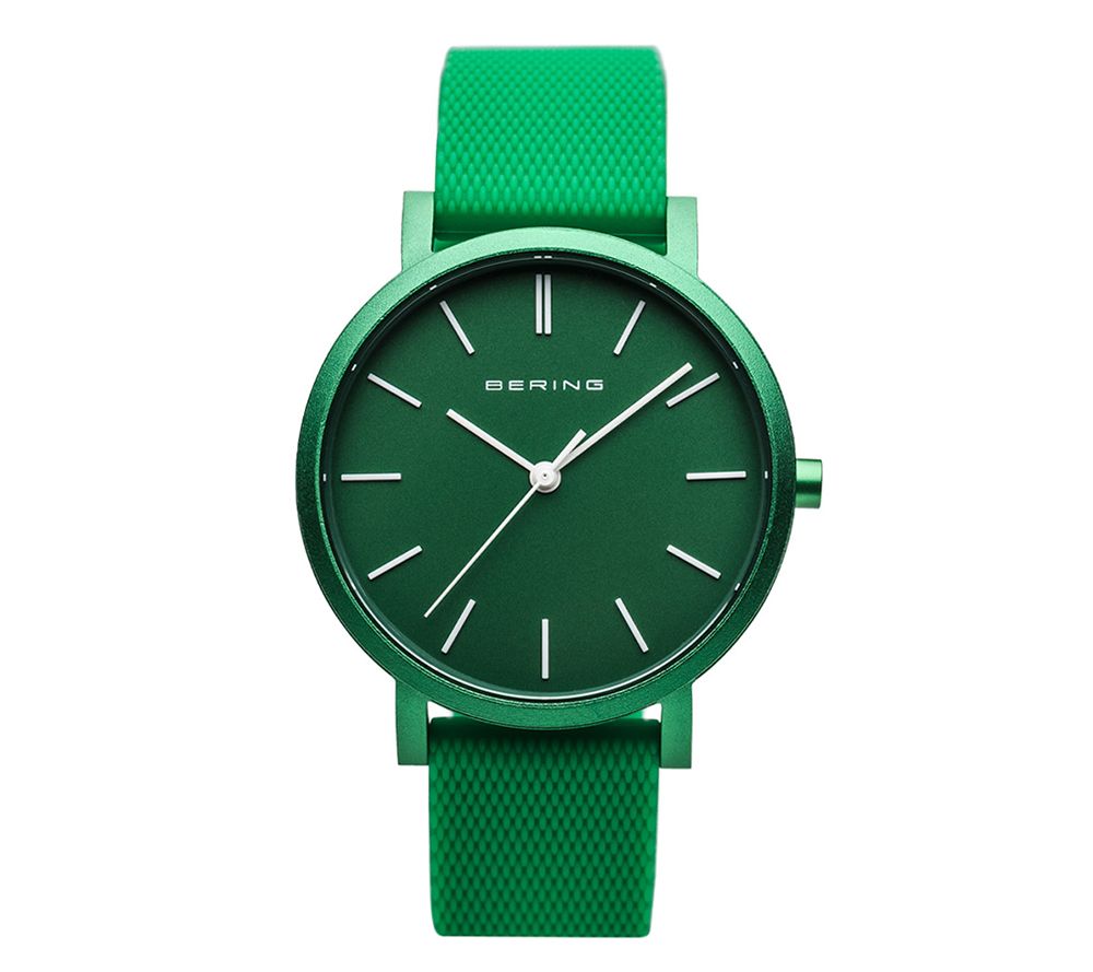 Bering Unisex Green True Aurora Collection Watch