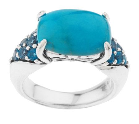 Qvc deals turquoise rings